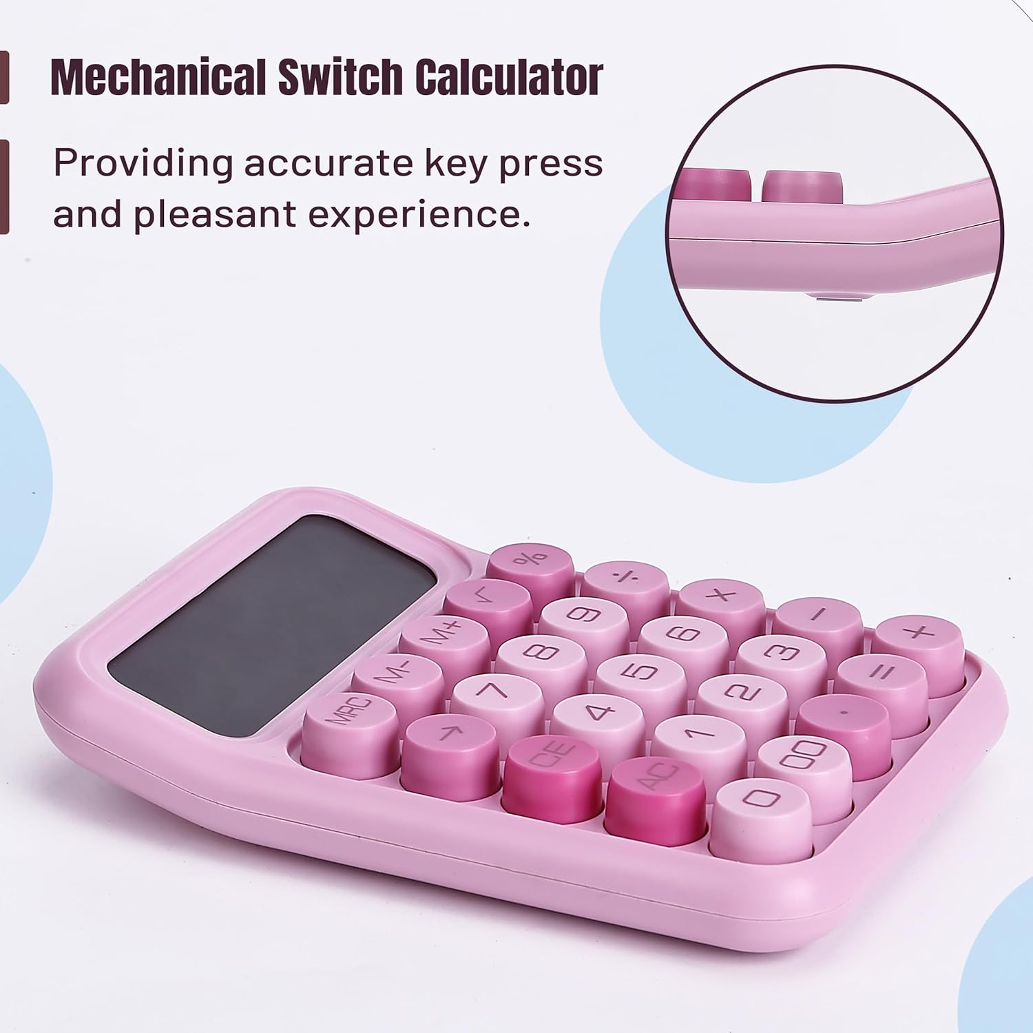 Charming Pink Office Calculator - Hình 3