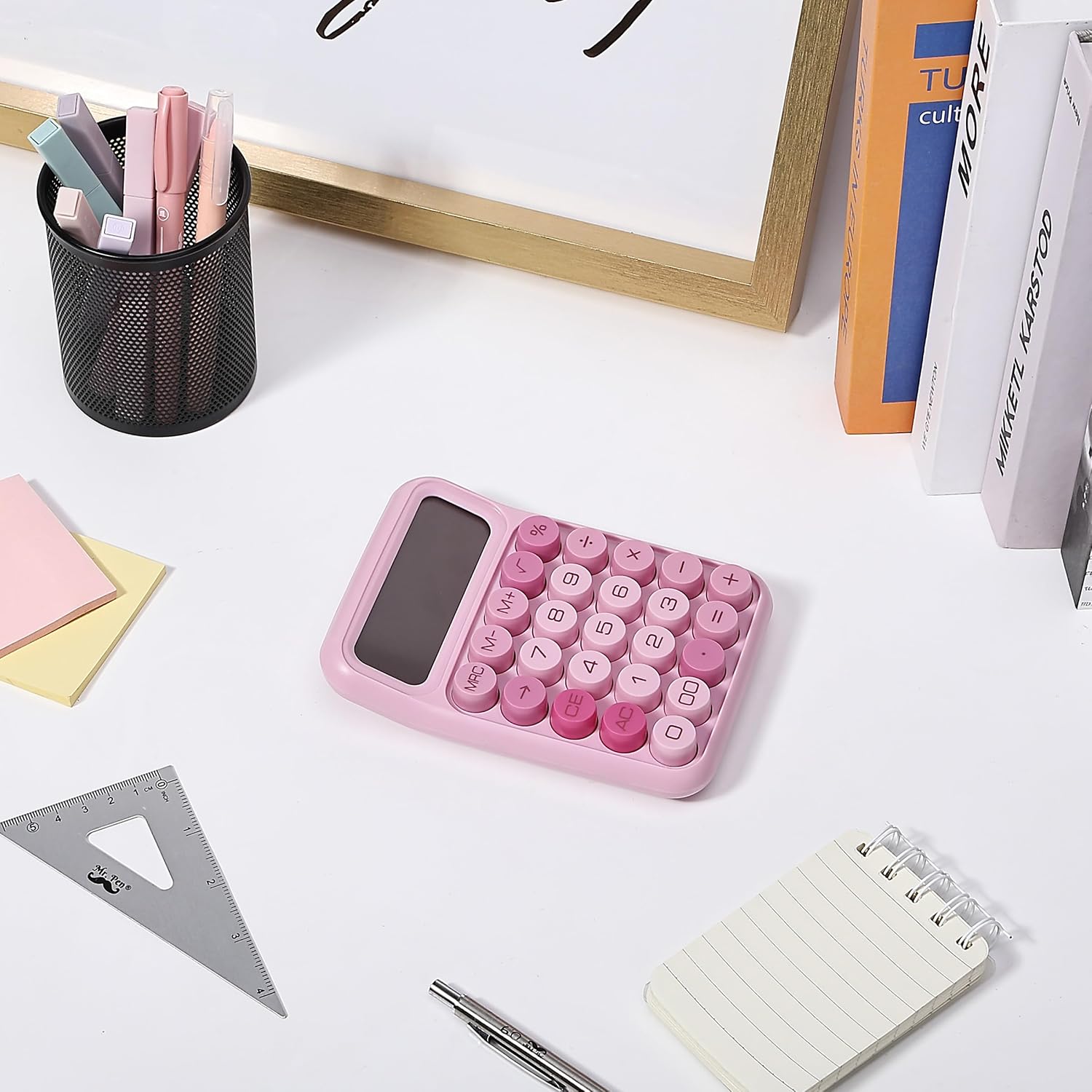Charming Pink Office Calculator - Hình 6