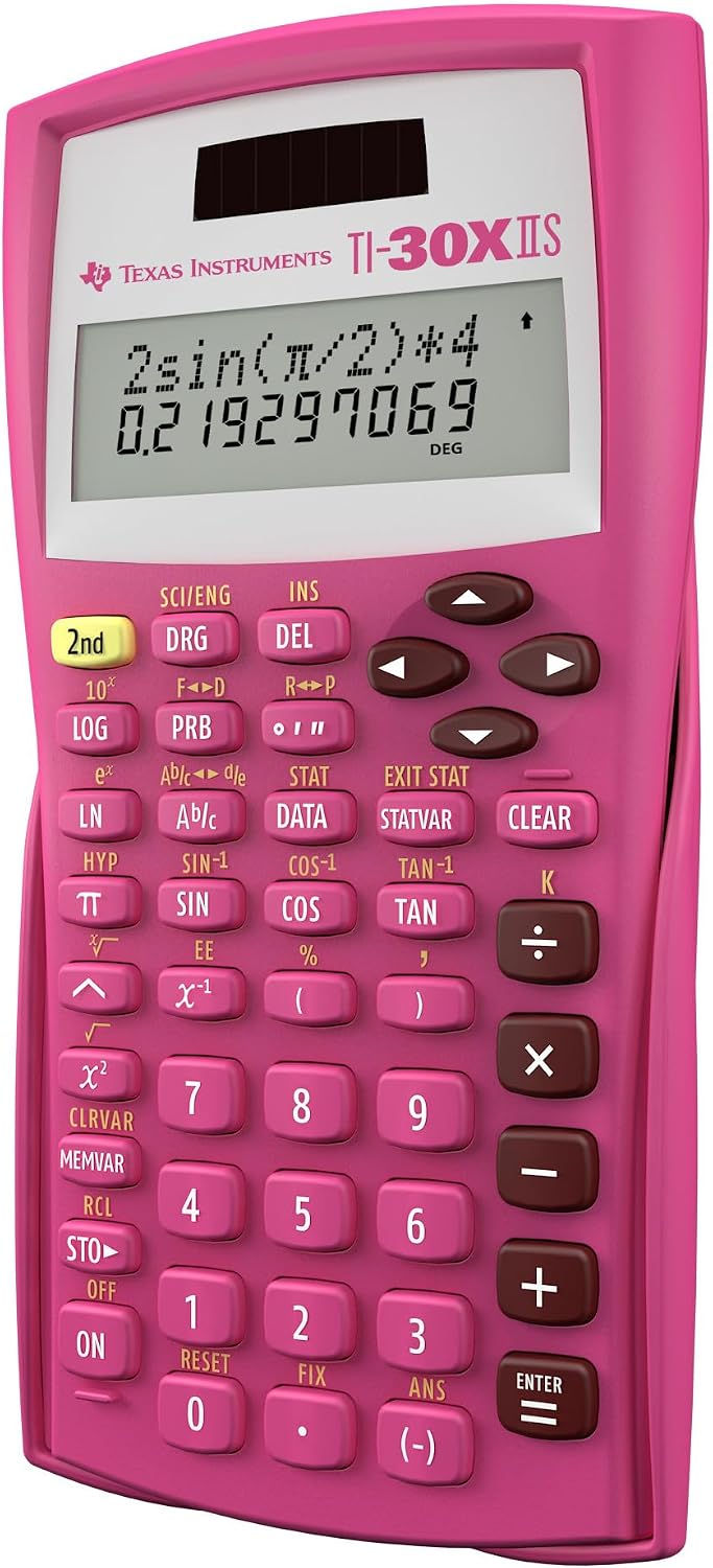 Texas Instruments TI-30X IIS Pink Scientific Calculator - Hình 4