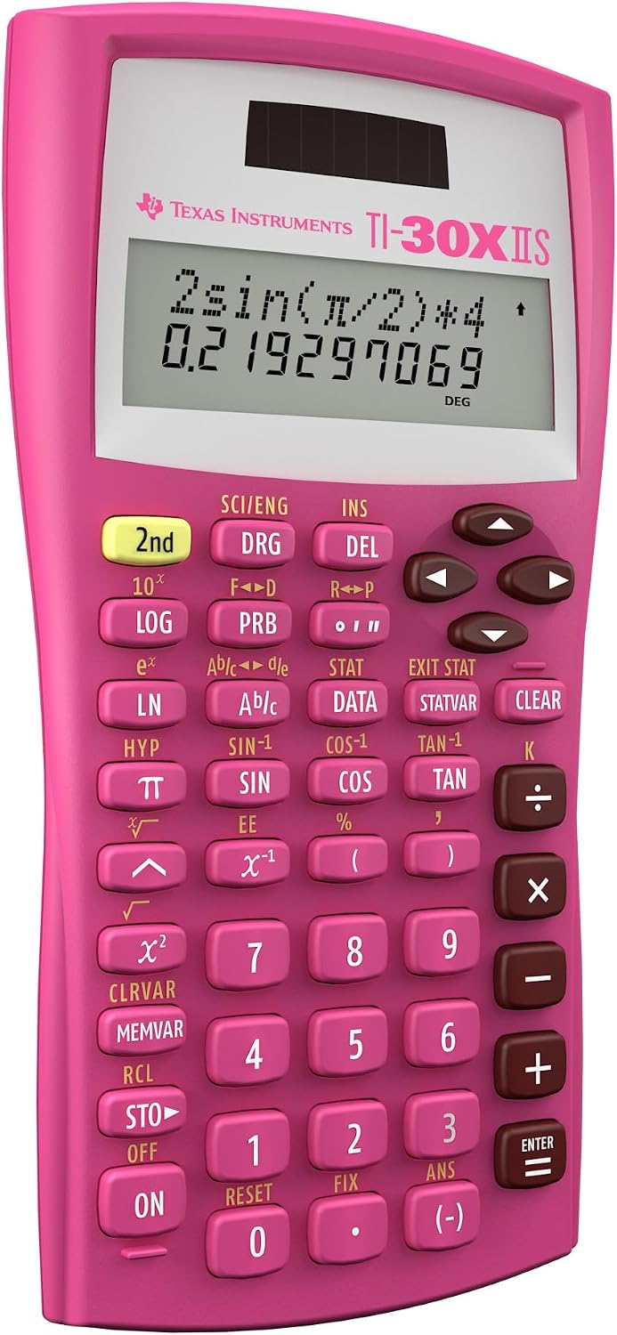 Texas Instruments TI-30X IIS Pink Scientific Calculator - Hình 3