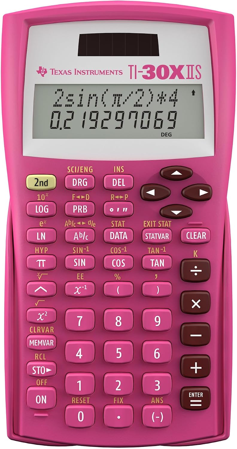 Texas Instruments TI-30X IIS Pink Scientific Calculator - Hình 2