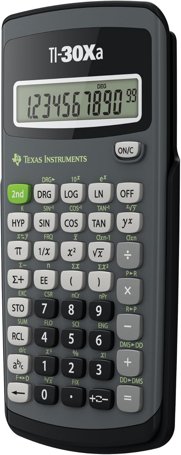 Texas Instruments TI-30Xa Scientific Calculator - Hình 9