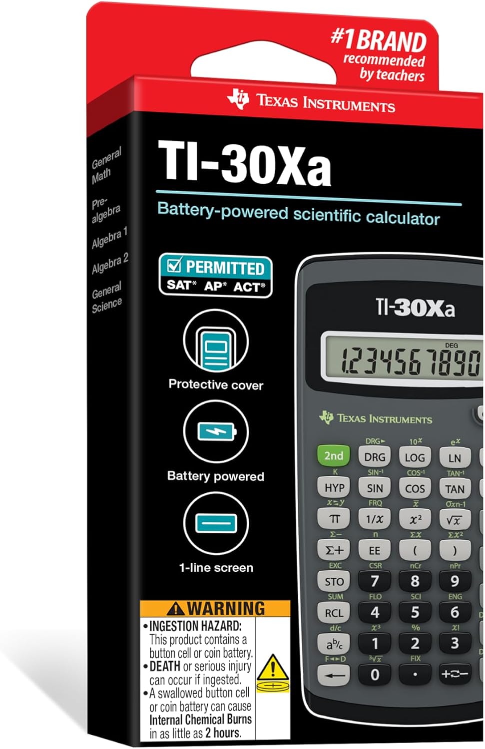 Texas Instruments TI-30Xa Scientific Calculator - Hình 7