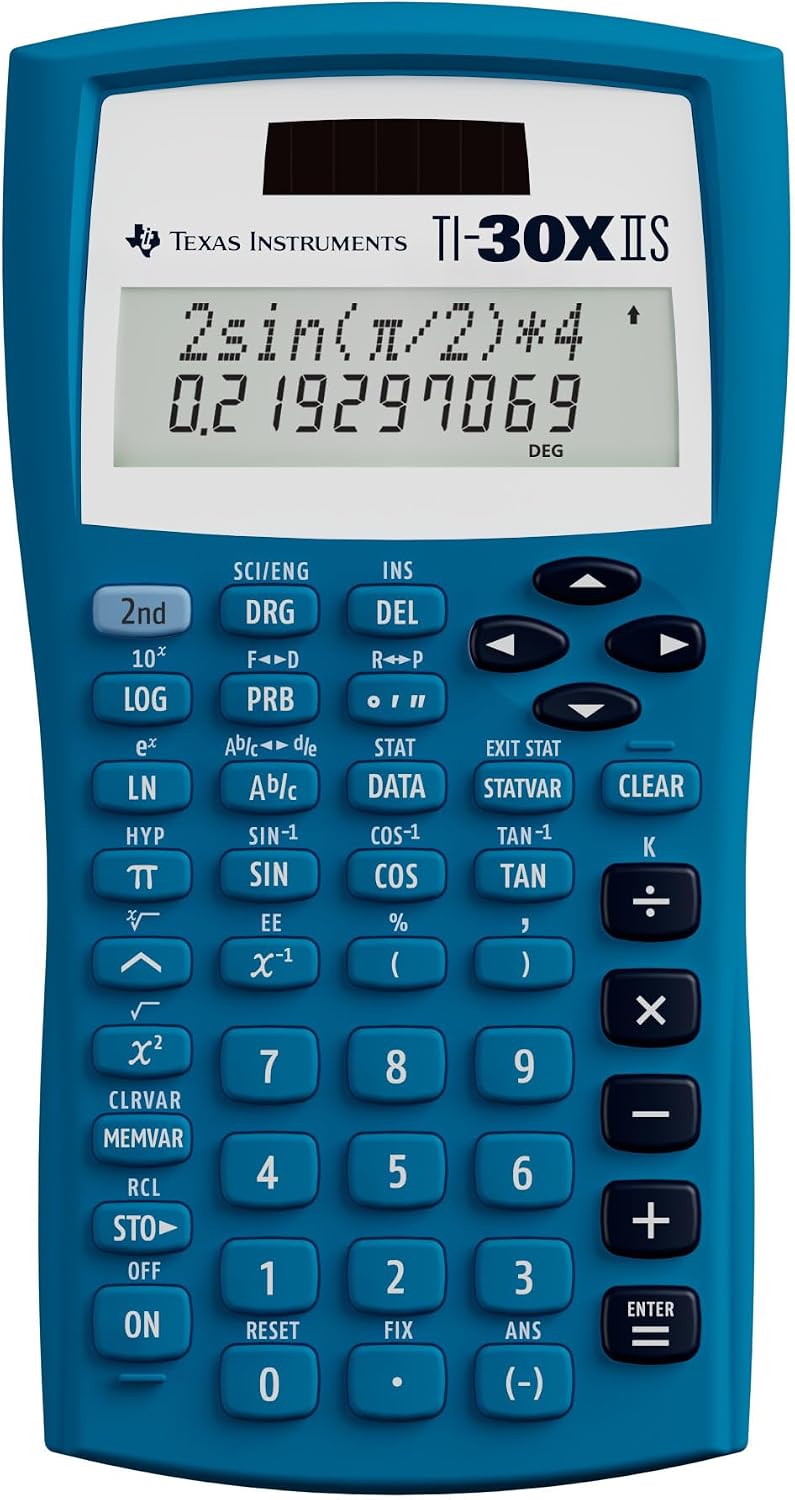Texas Instruments TI-30X IIS Blue