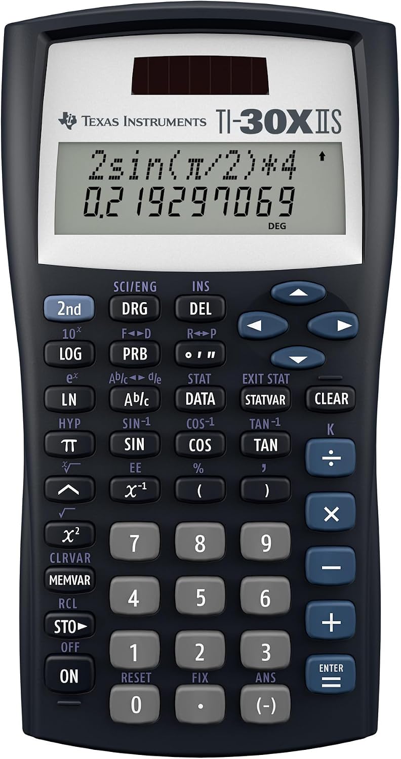 Texas Instruments TI-30X IIS Blue - Hình 9