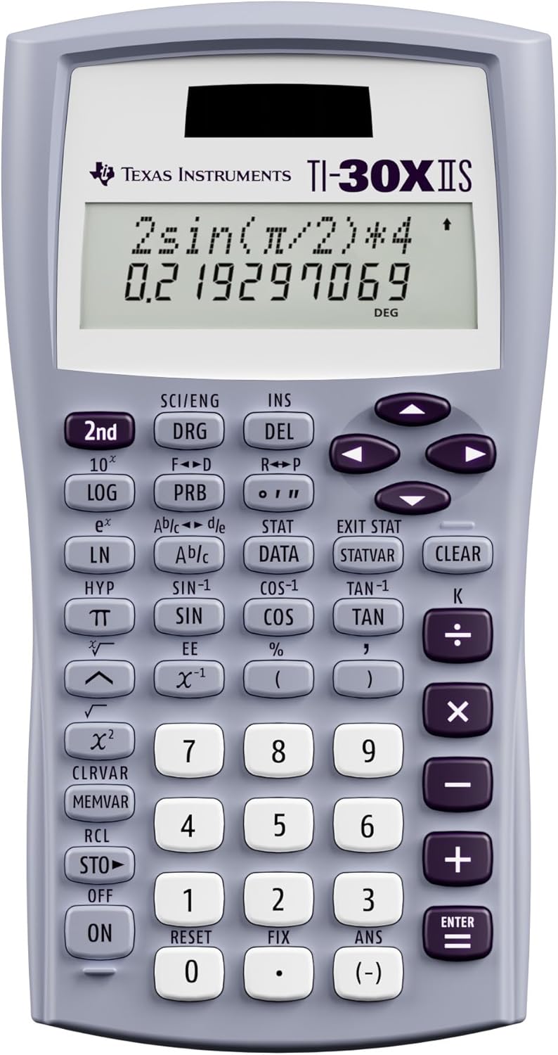 Texas Instruments TI-30X IIS Blue - Hình 7