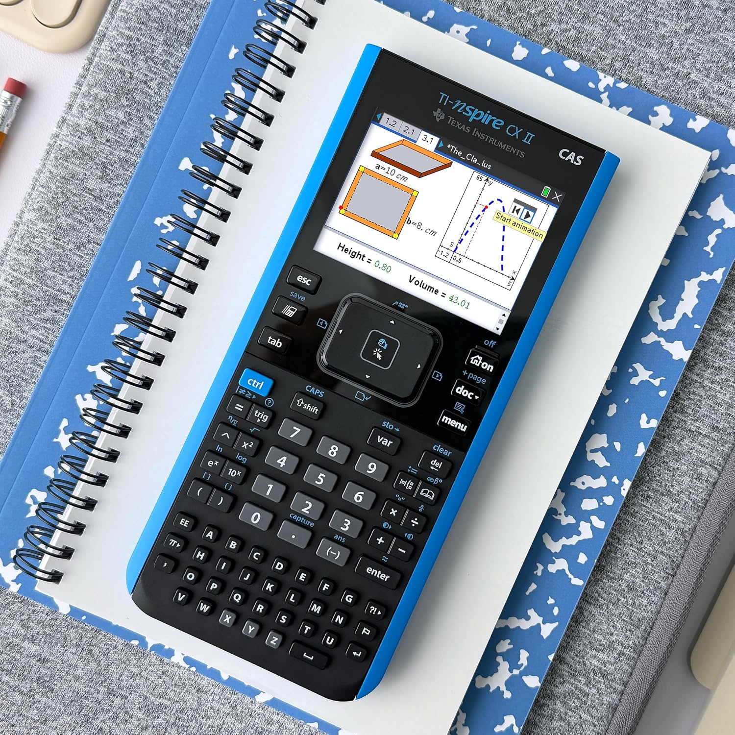 TI-Nspire CX II CAS Graphing Calculator - Hình 3