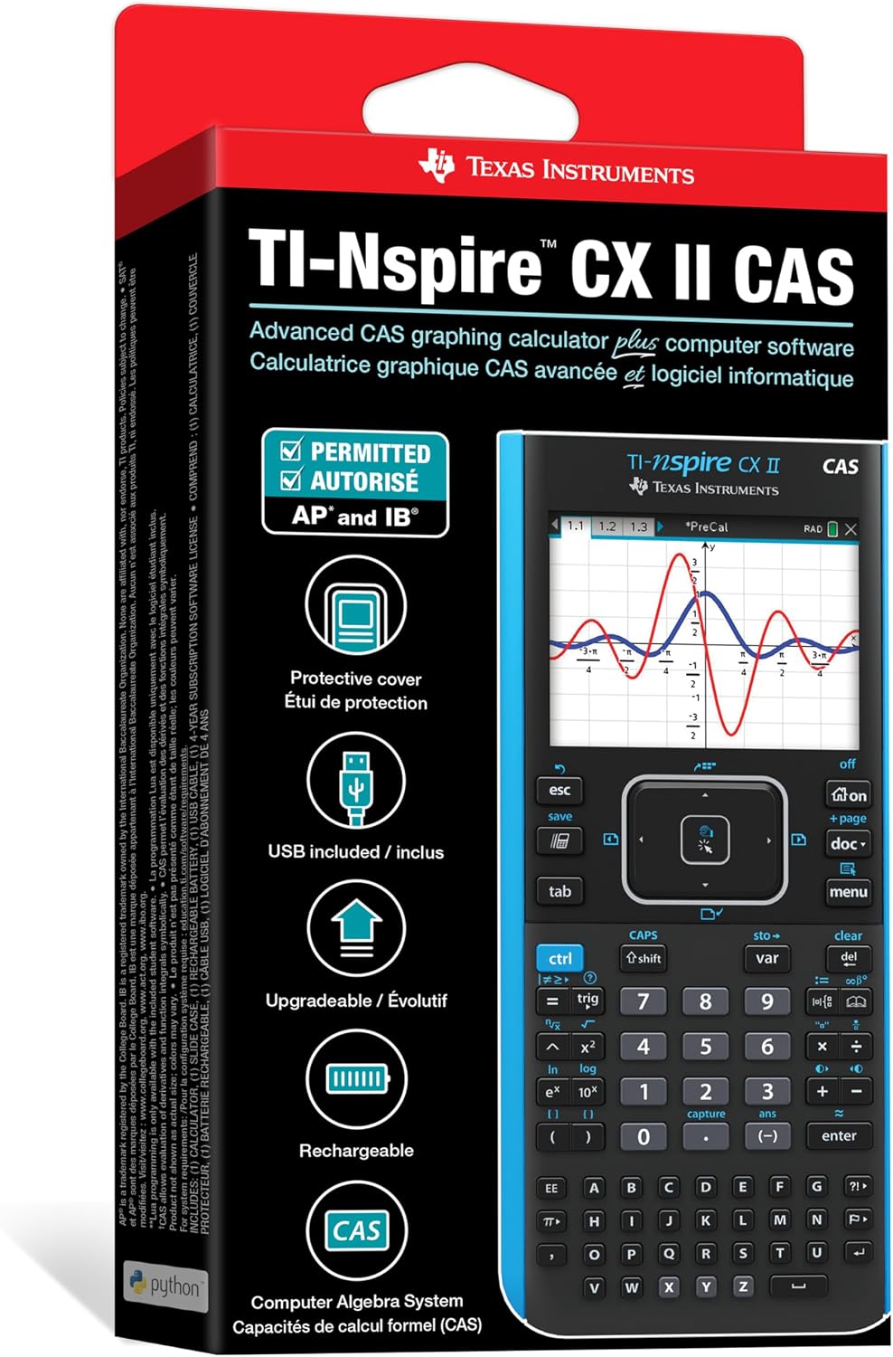 TI-Nspire CX II CAS Graphing Calculator - Hình 7