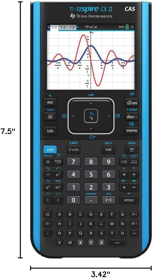 TI-Nspire CX II CAS Graphing Calculator - Hình 9