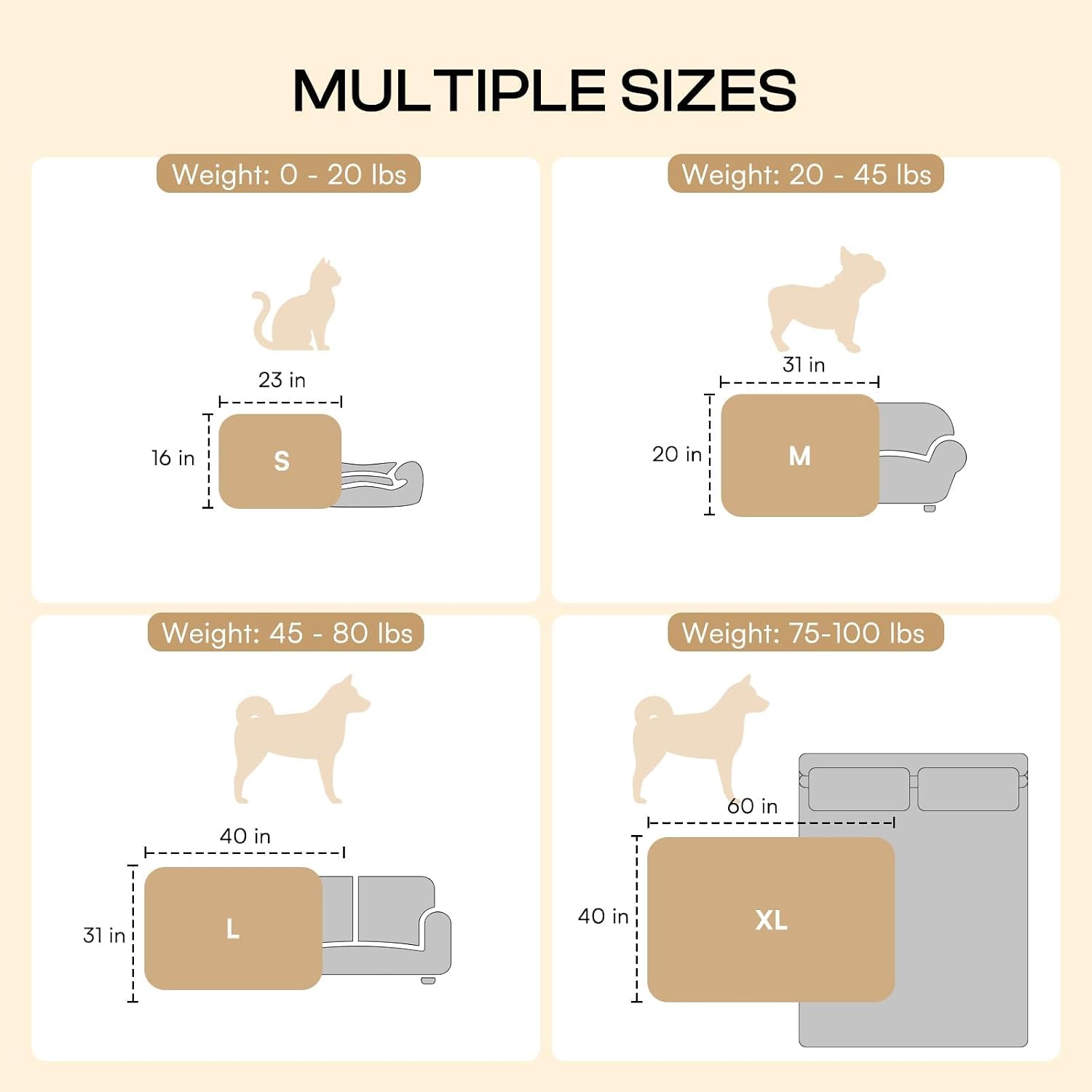 LINENLUX Dog Blankets 3-Pack, Super Soft Fluffy Fleece Pet Throw Warm | Premium flannel fleece pet throw for cats, puppies. Cozy warm for bed, crate, or couch naps; Dog Paw-3pcs 23x16 inch - Image 5