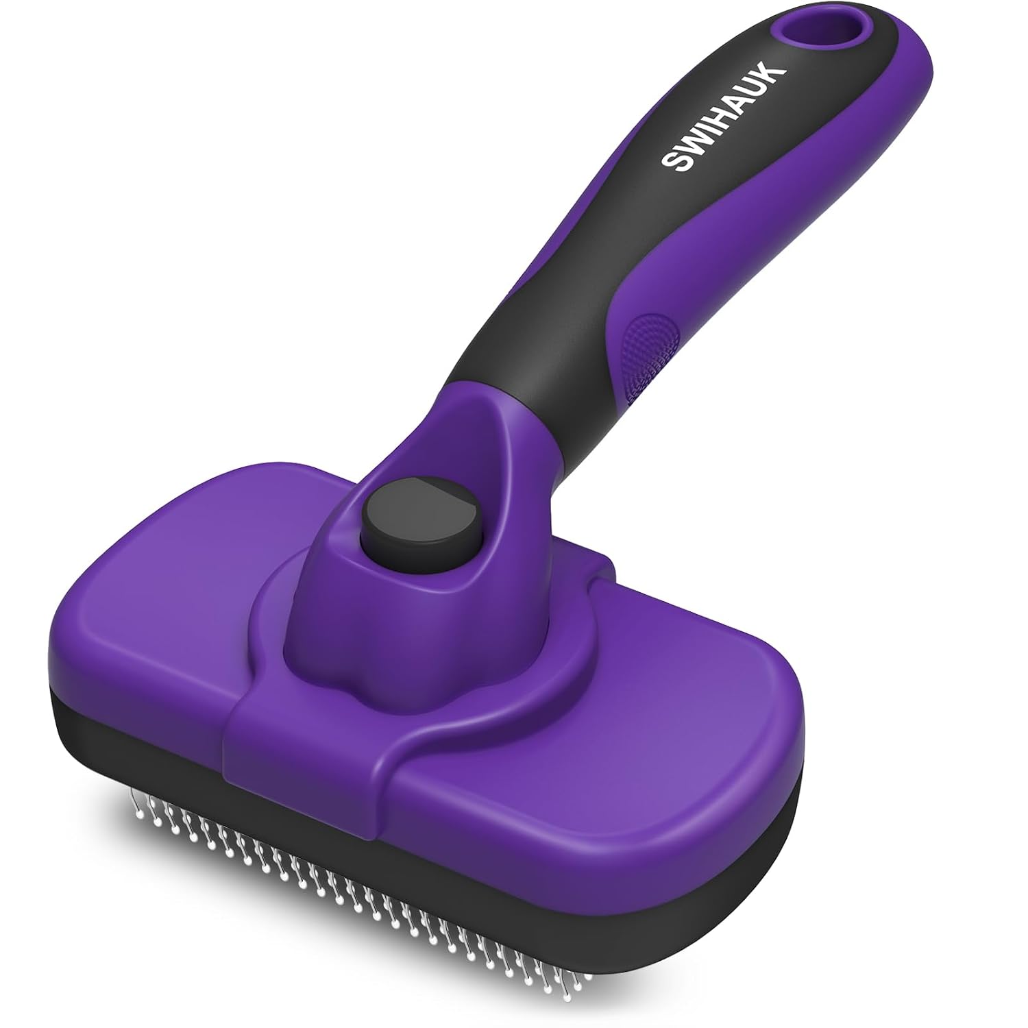 Swihauk Self Cleaning Slicker Brush - Skin Friendly Deshedding Grooming Tool for Dogs & Cats, Suitable for Shedding & Haired Pets, with Pet Supplies Accessories, Blue - Image 11