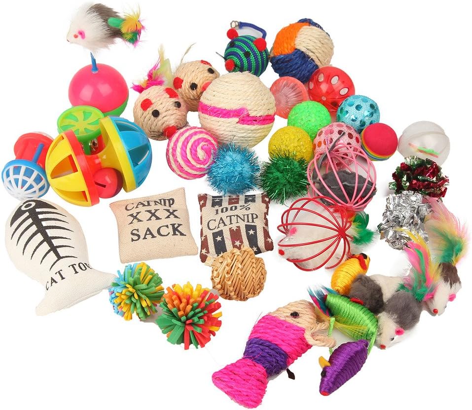 Deluxe Catnip Interactive Cat Toy Set