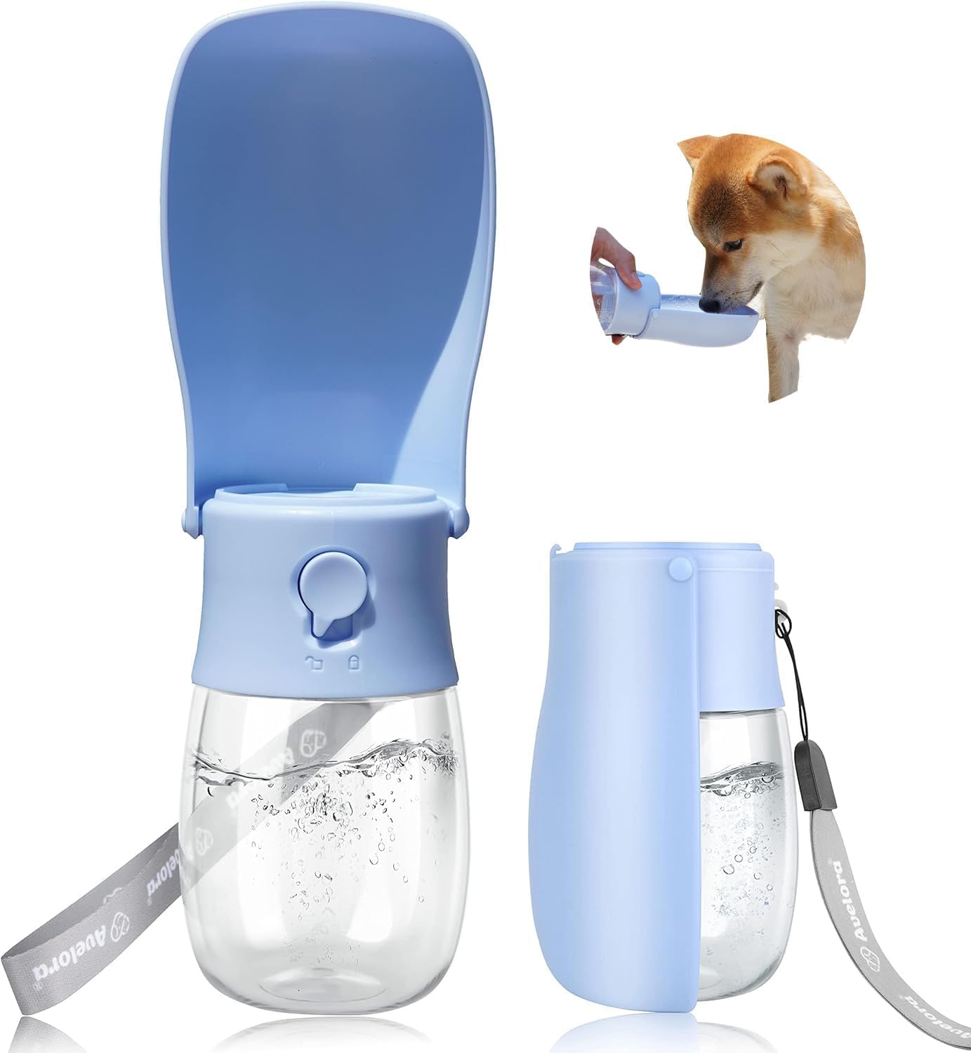 Petopia Portable Blue Pet Water Bottle