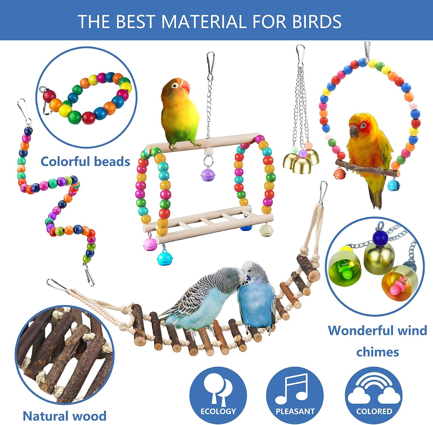 Deluxe 22-Pack Bird Toy Set - Hình 2