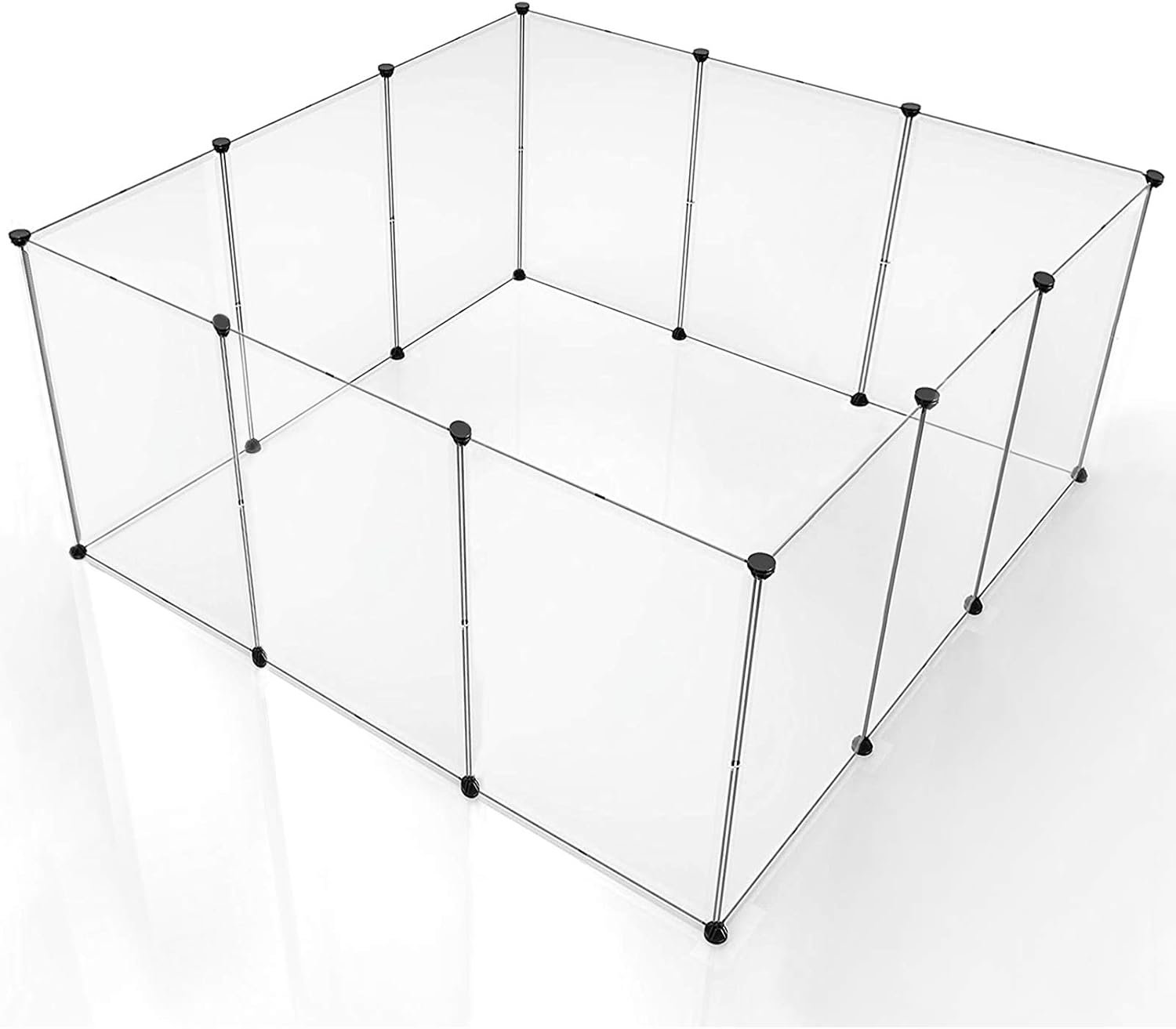 Configurable Clear Panel Pet Playpen