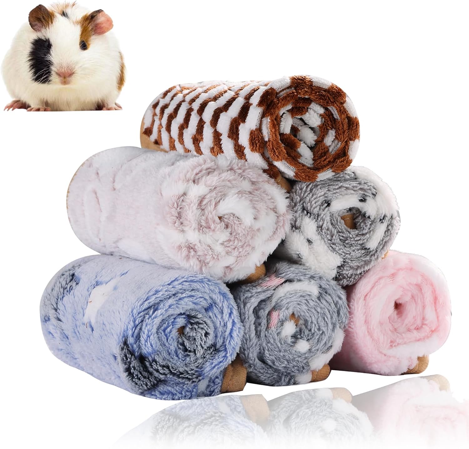 6-Pack Guinea Pig Fleece Cage Liner