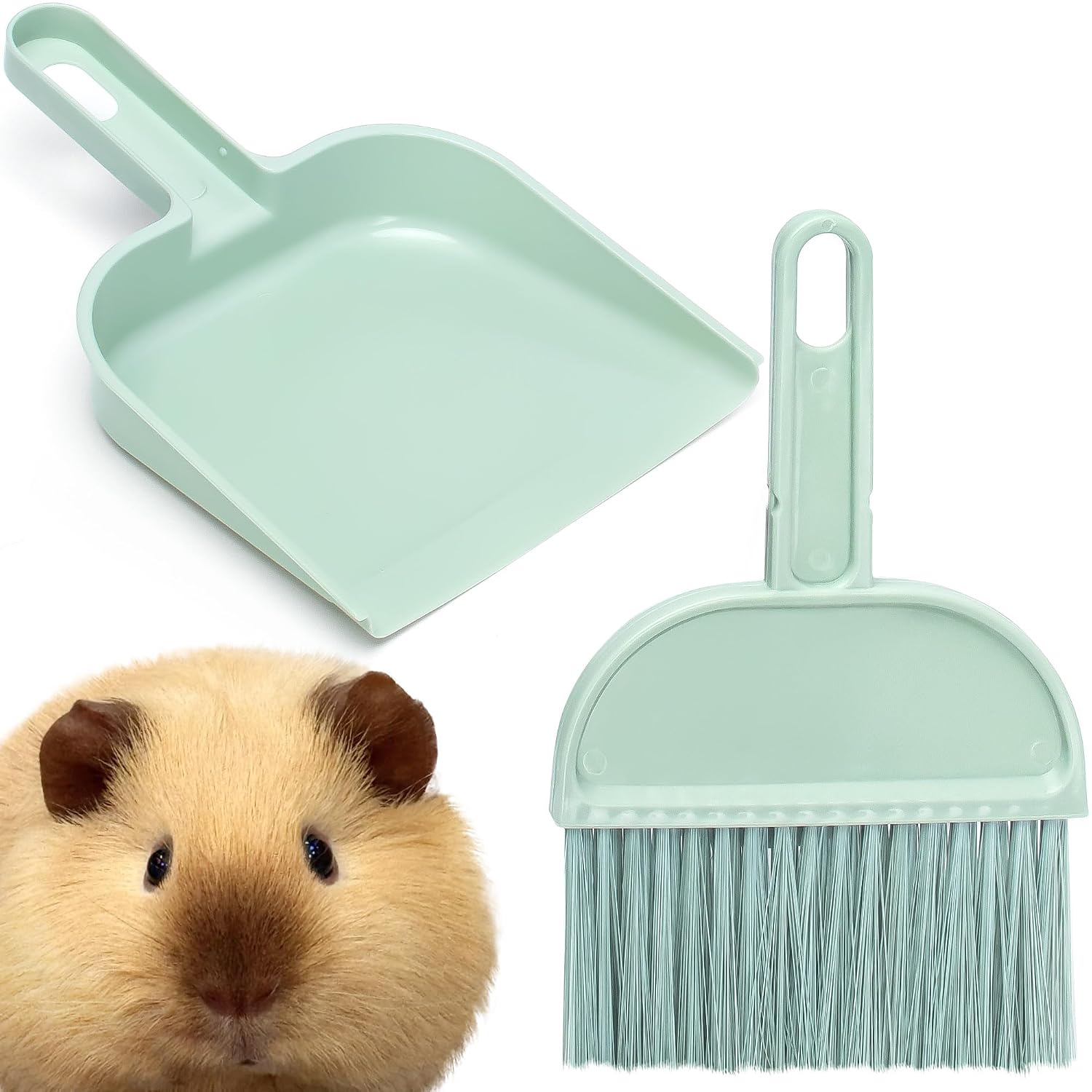 Mint Green Pet Cage Cleaning Set