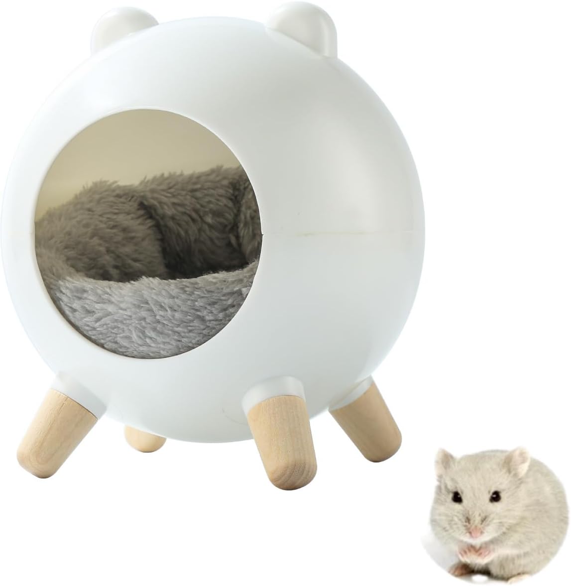 Modern White Hamster Hideaway