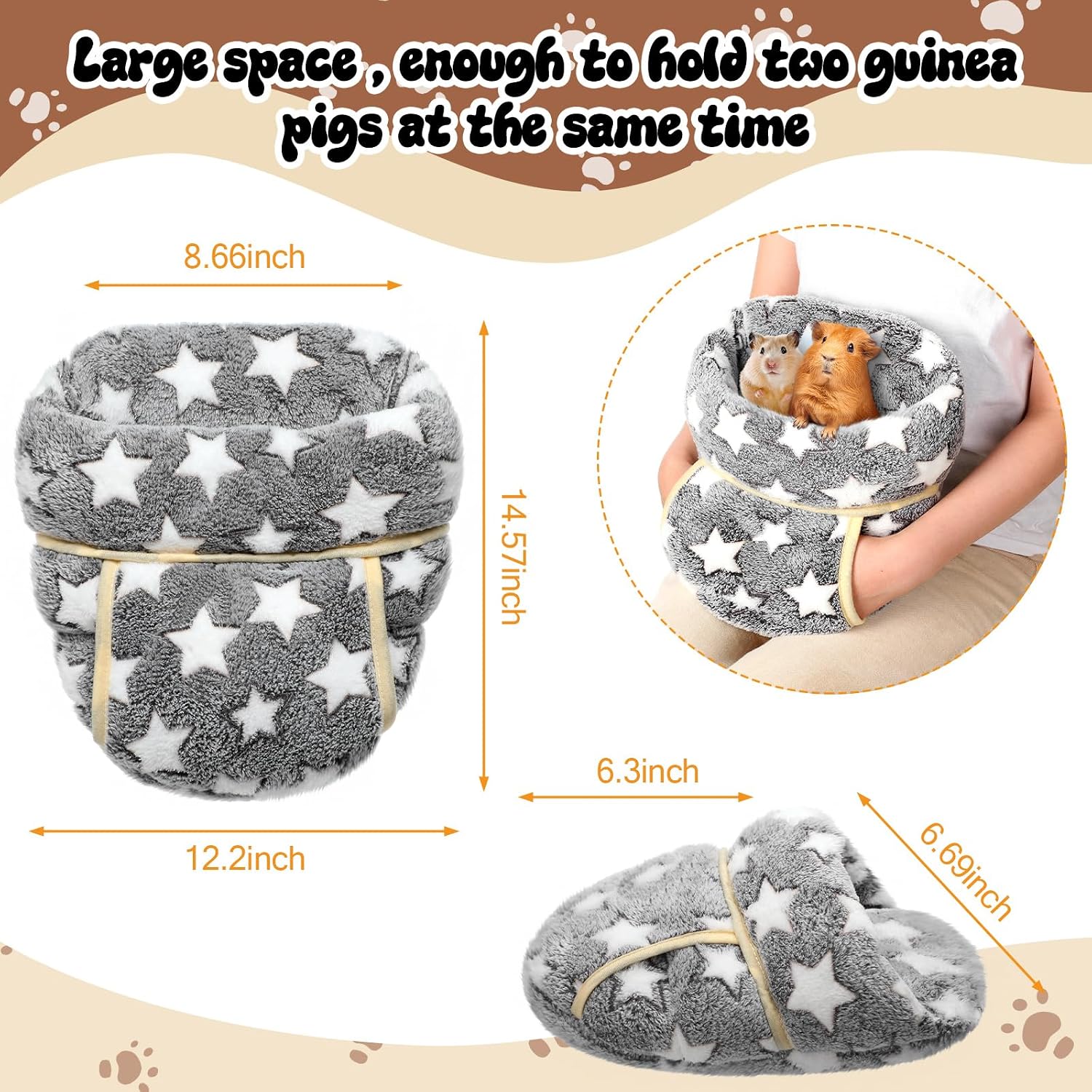 Star Pattern Small Pet Hideout - Hình 2