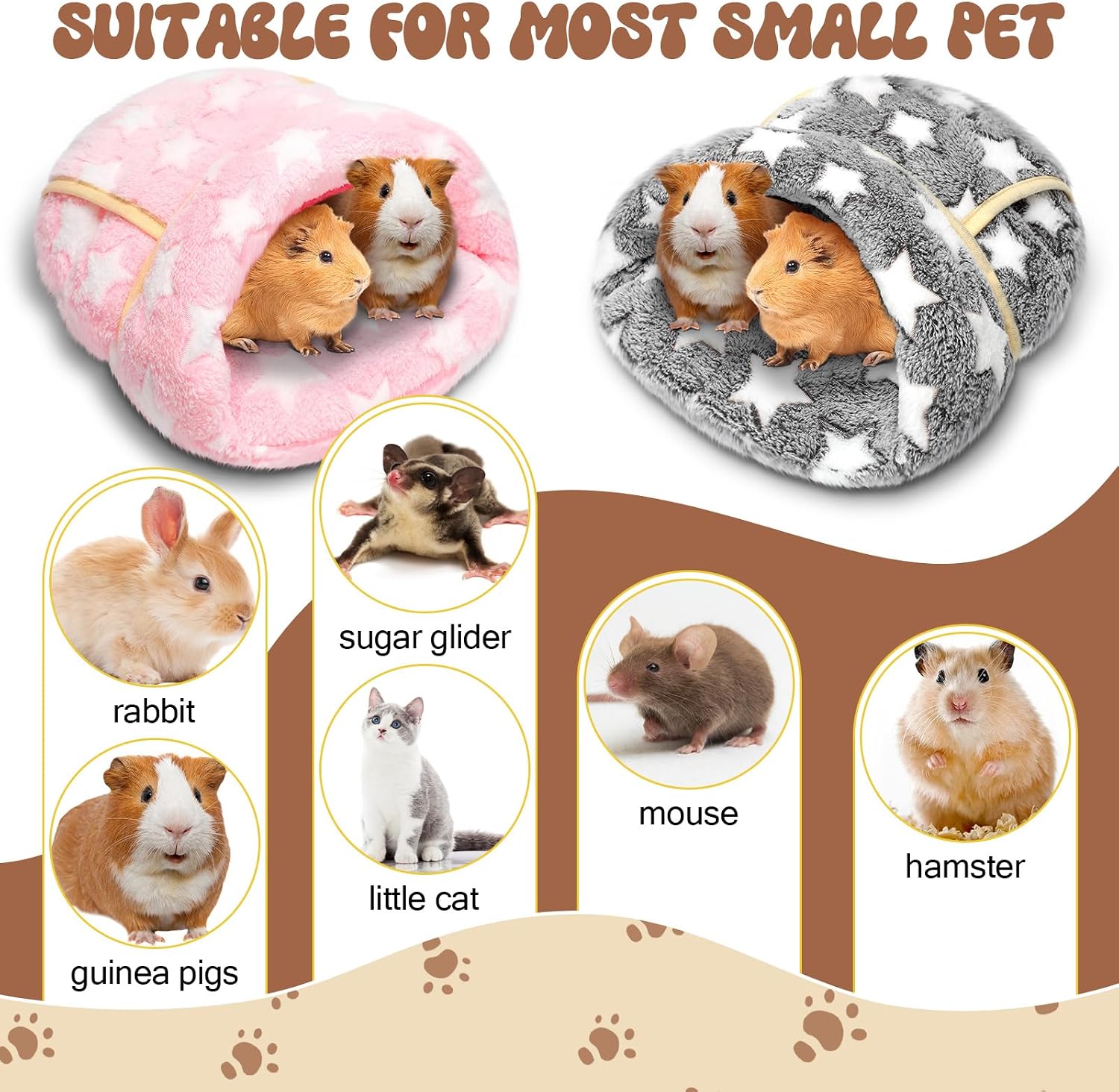 Star Pattern Small Pet Hideout - Hình 3