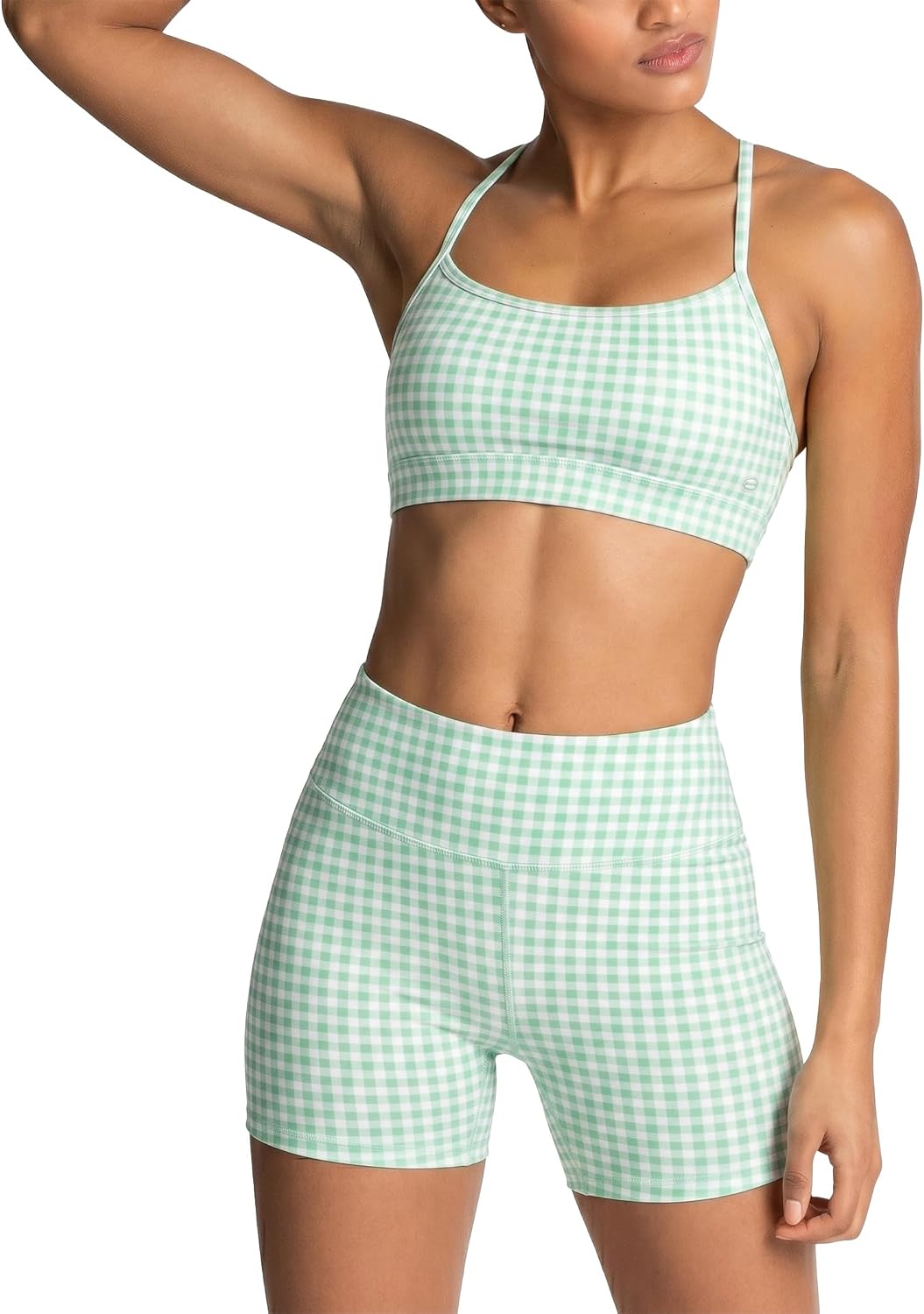 Brown Cross-Back Sports Bra - Hình 25