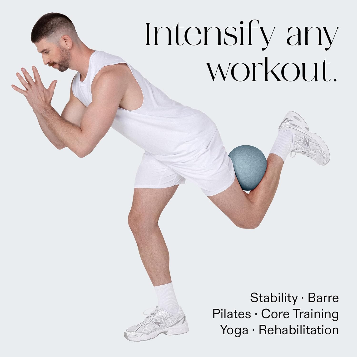 Bala Sky Blue Pilates Ball - Hình 4