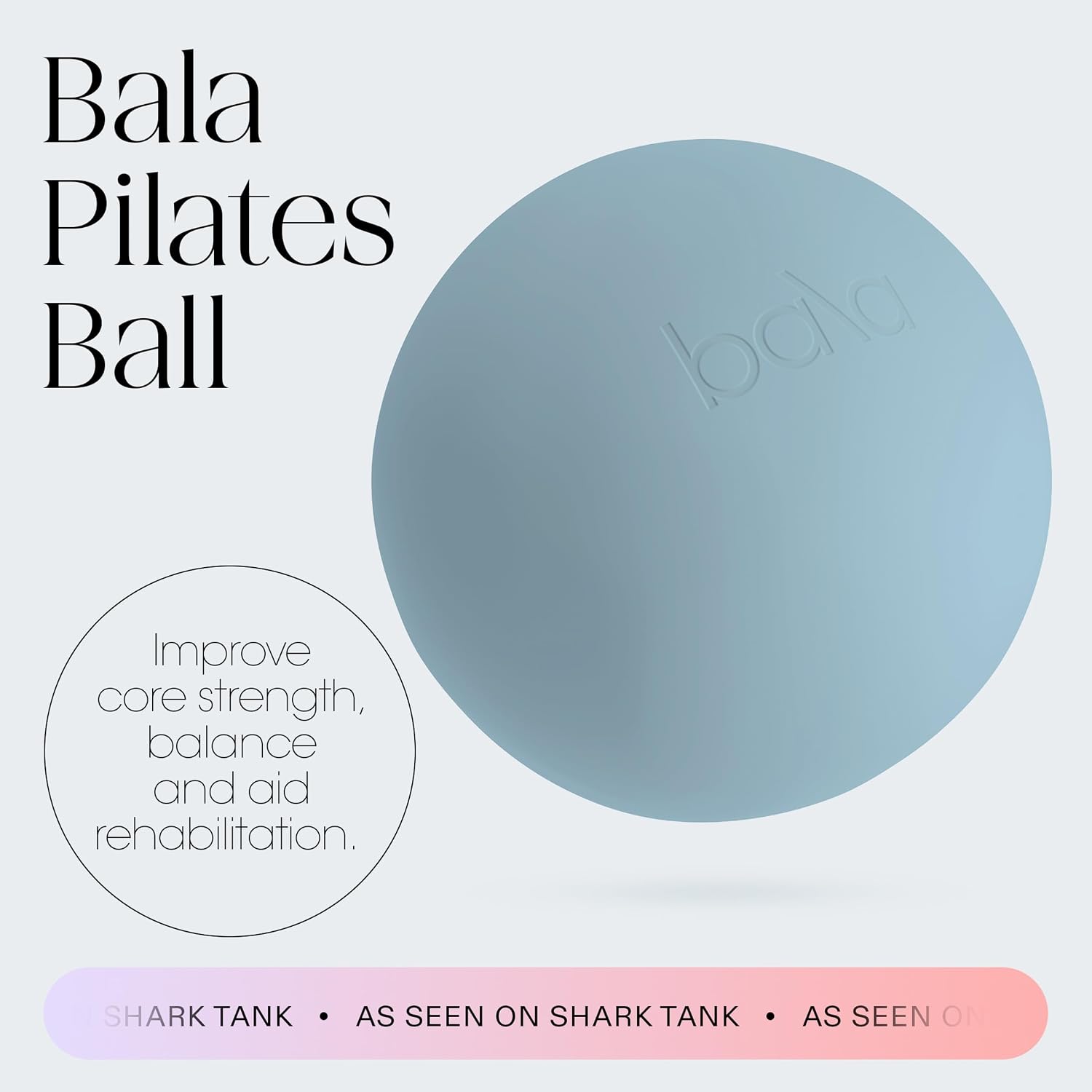 Bala Sky Blue Pilates Ball - Hình 2