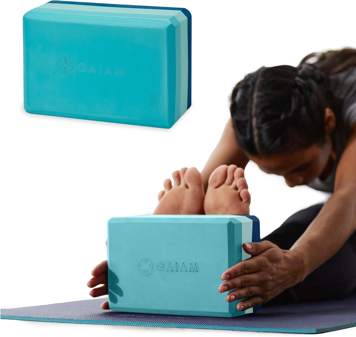 GAIAM Mint Green Yoga Blocks - Hình 17