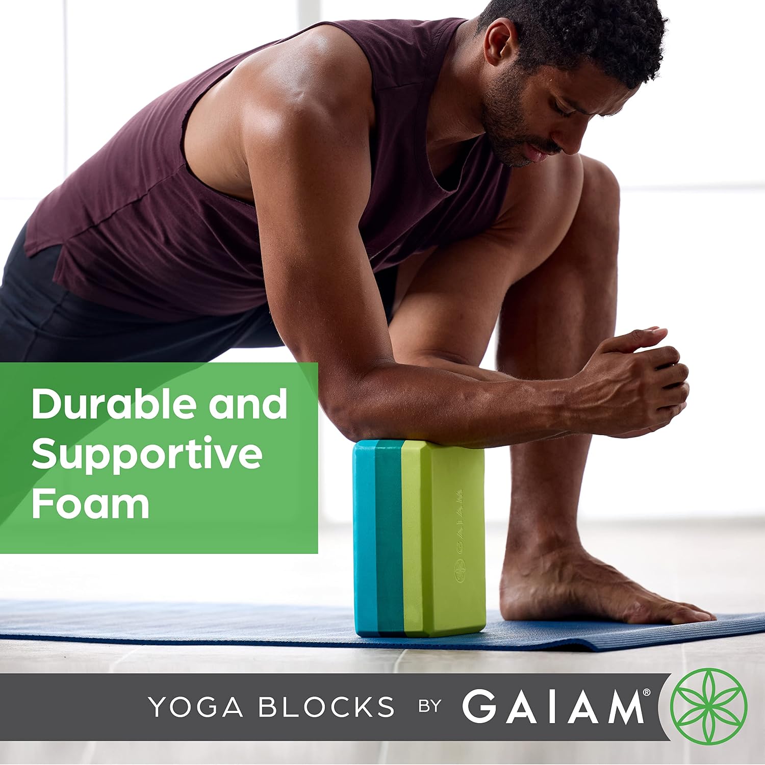 GAIAM Mint Green Yoga Blocks - Hình 4