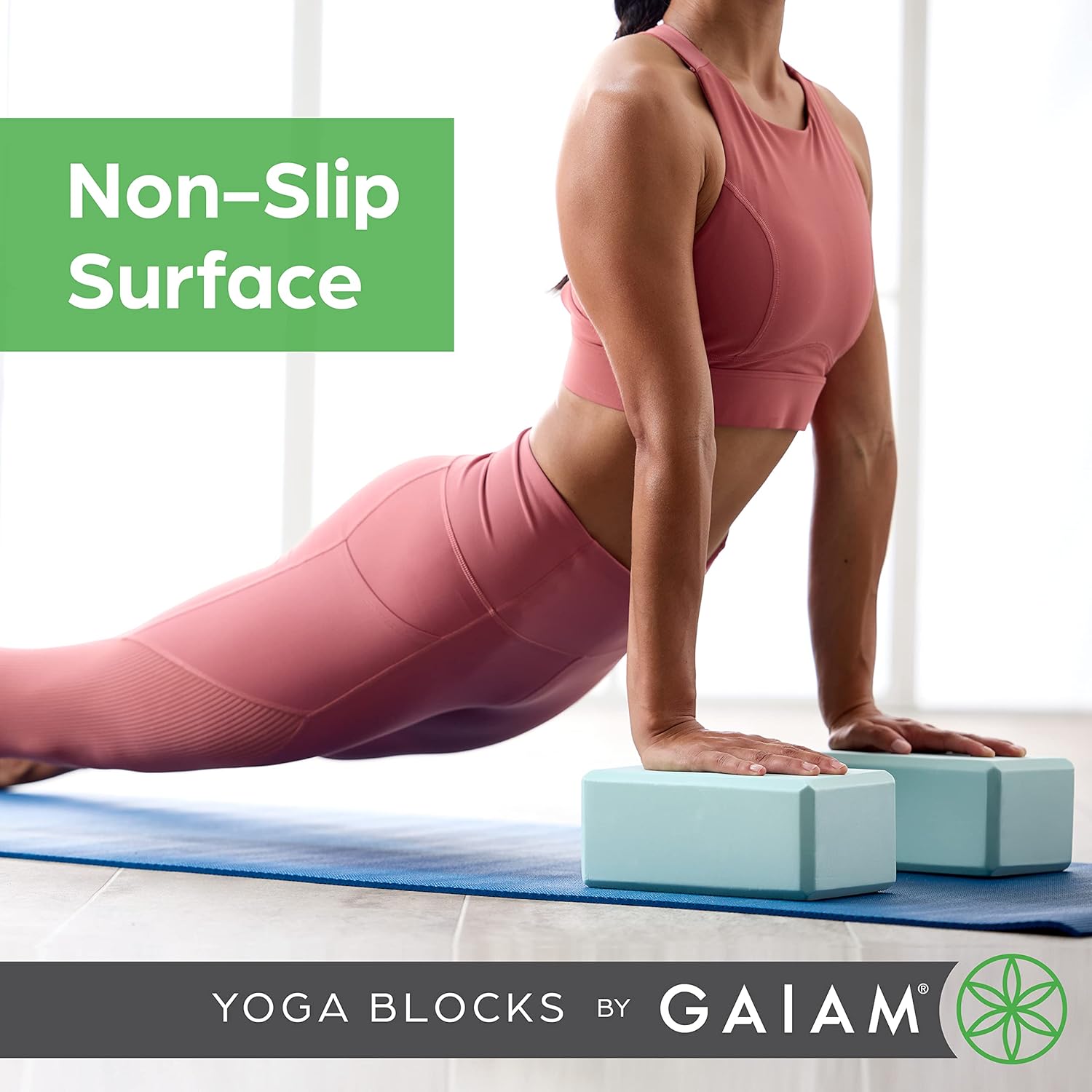GAIAM Mint Green Yoga Blocks - Hình 5