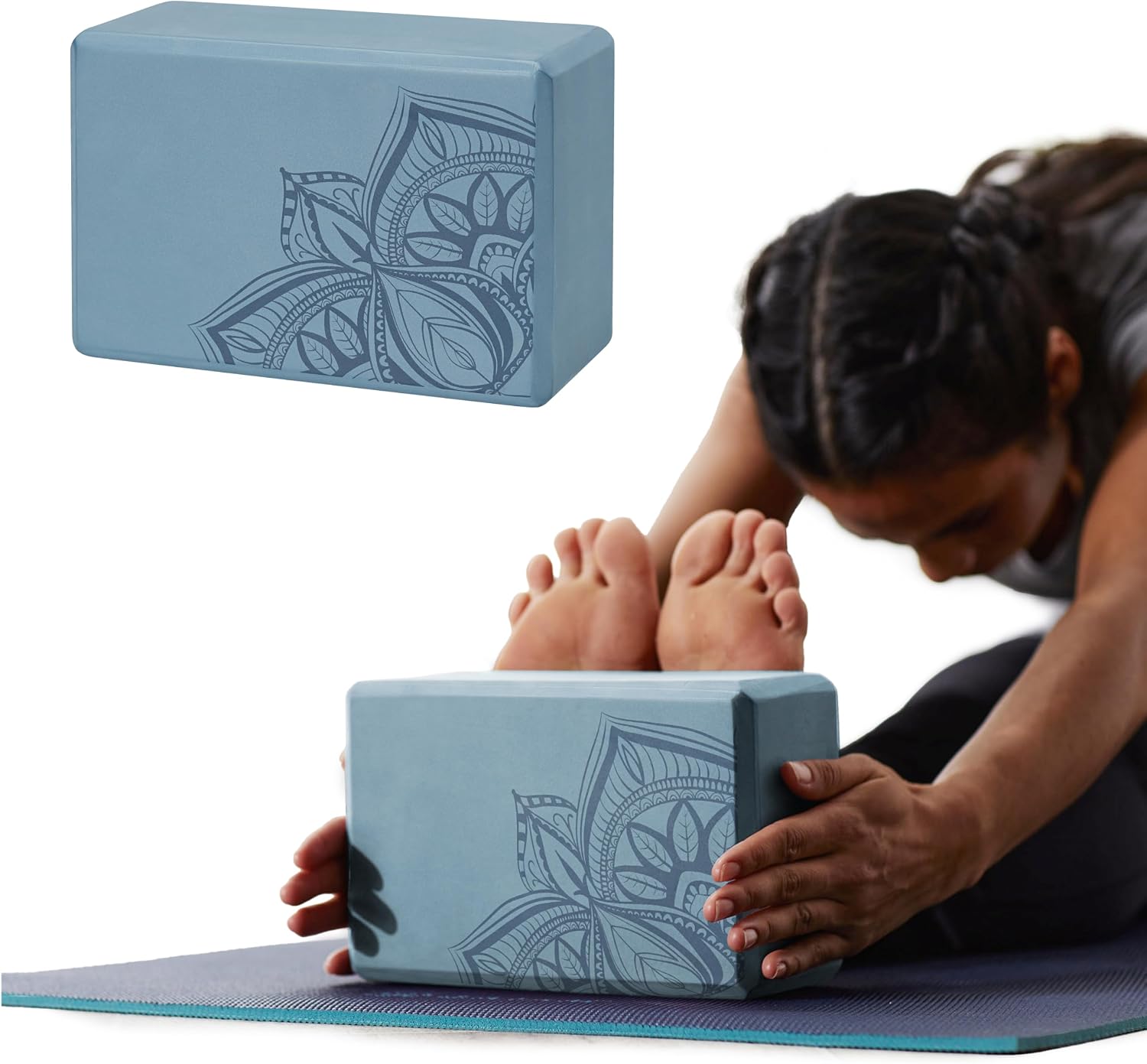 GAIAM Mint Green Yoga Blocks - Hình 9