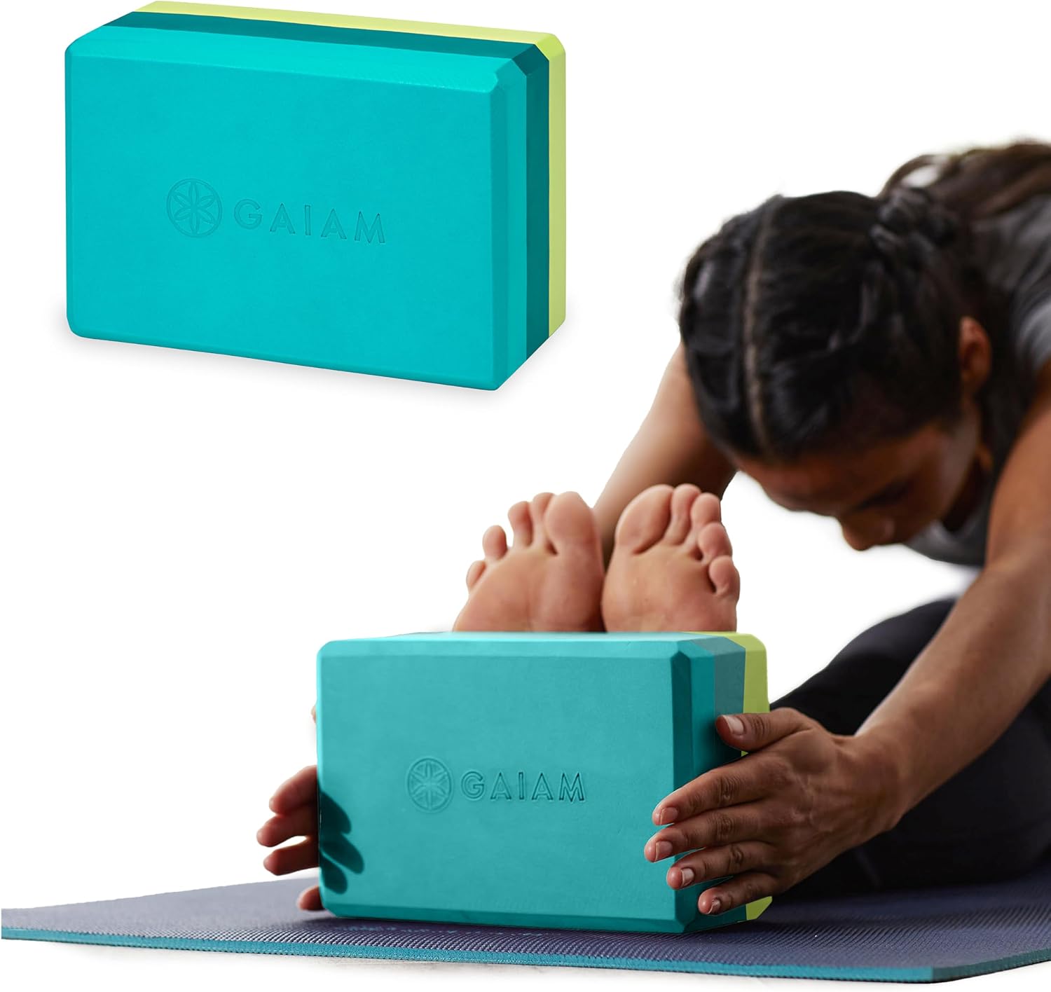 GAIAM Mint Green Yoga Blocks - Hình 12