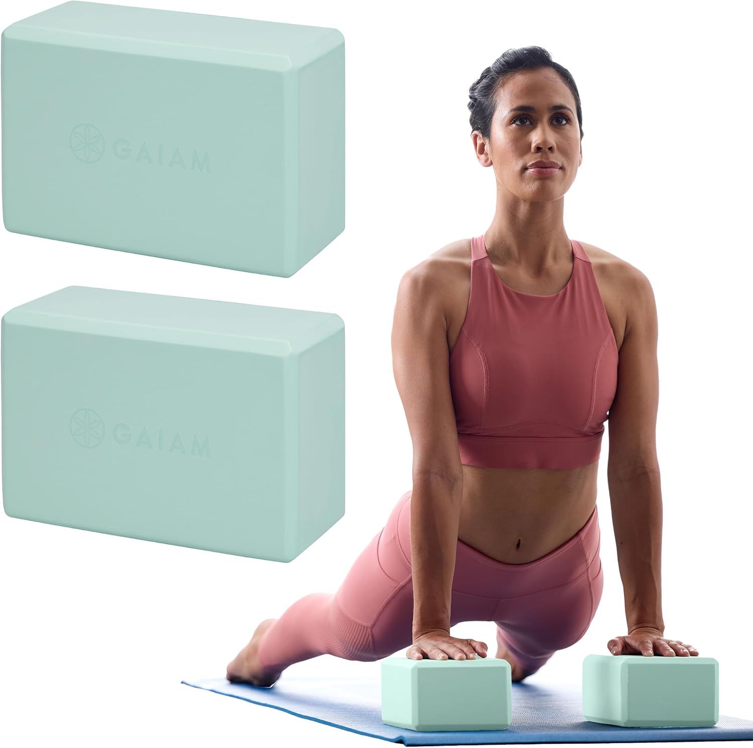 GAIAM Mint Green Yoga Blocks