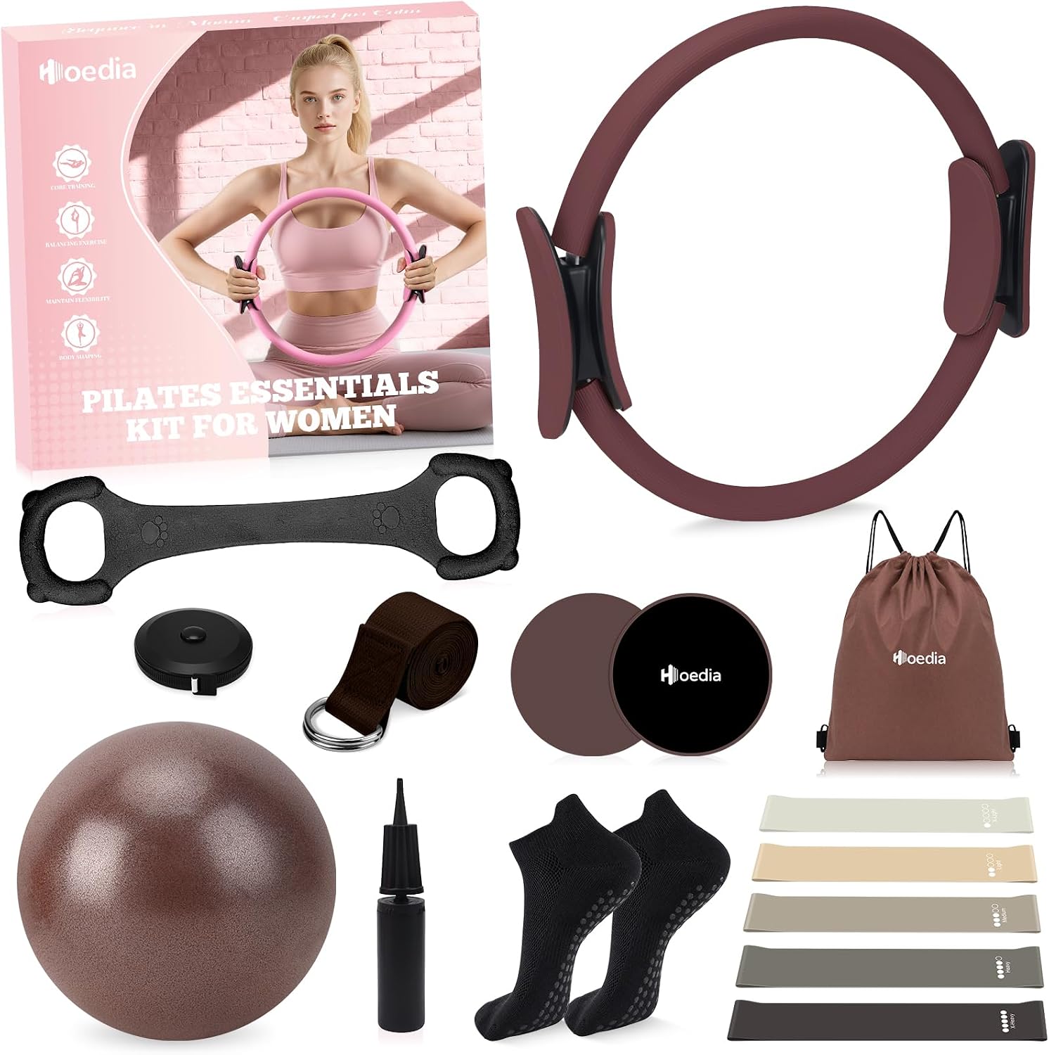 Pink Pilates Essentials Kit - Hình 11