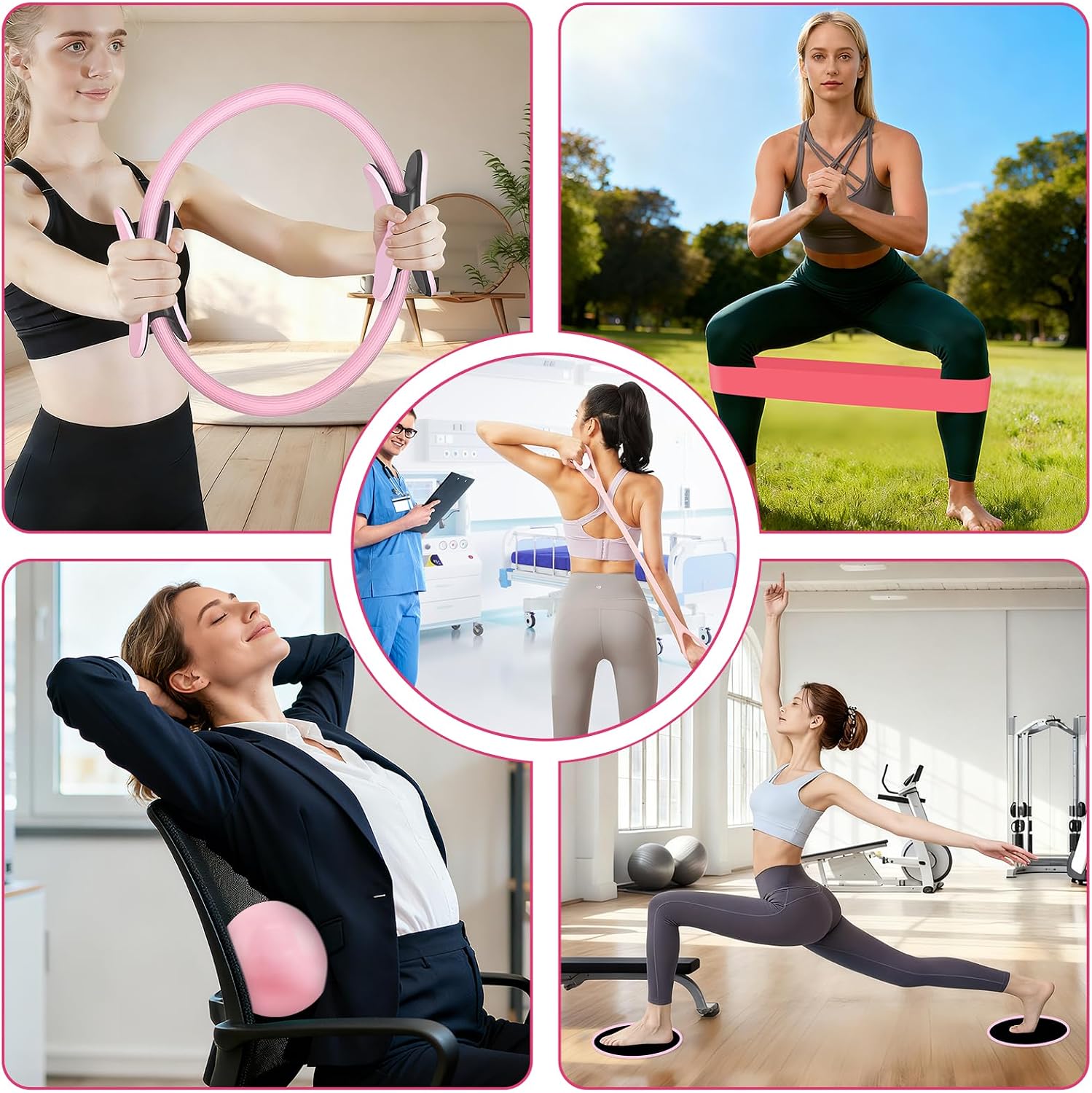 Pink Pilates Essentials Kit - Hình 6