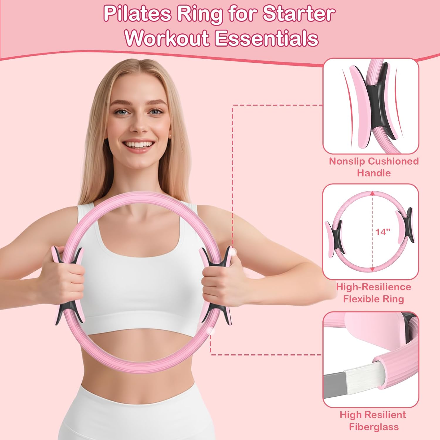 Pink Pilates Essentials Kit - Hình 3