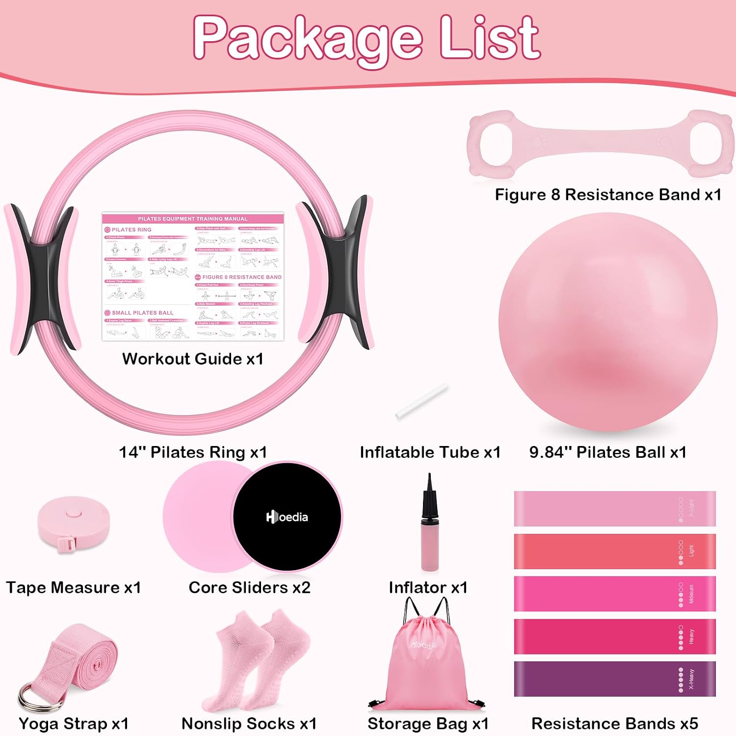 Pink Pilates Essentials Kit - Hình 2
