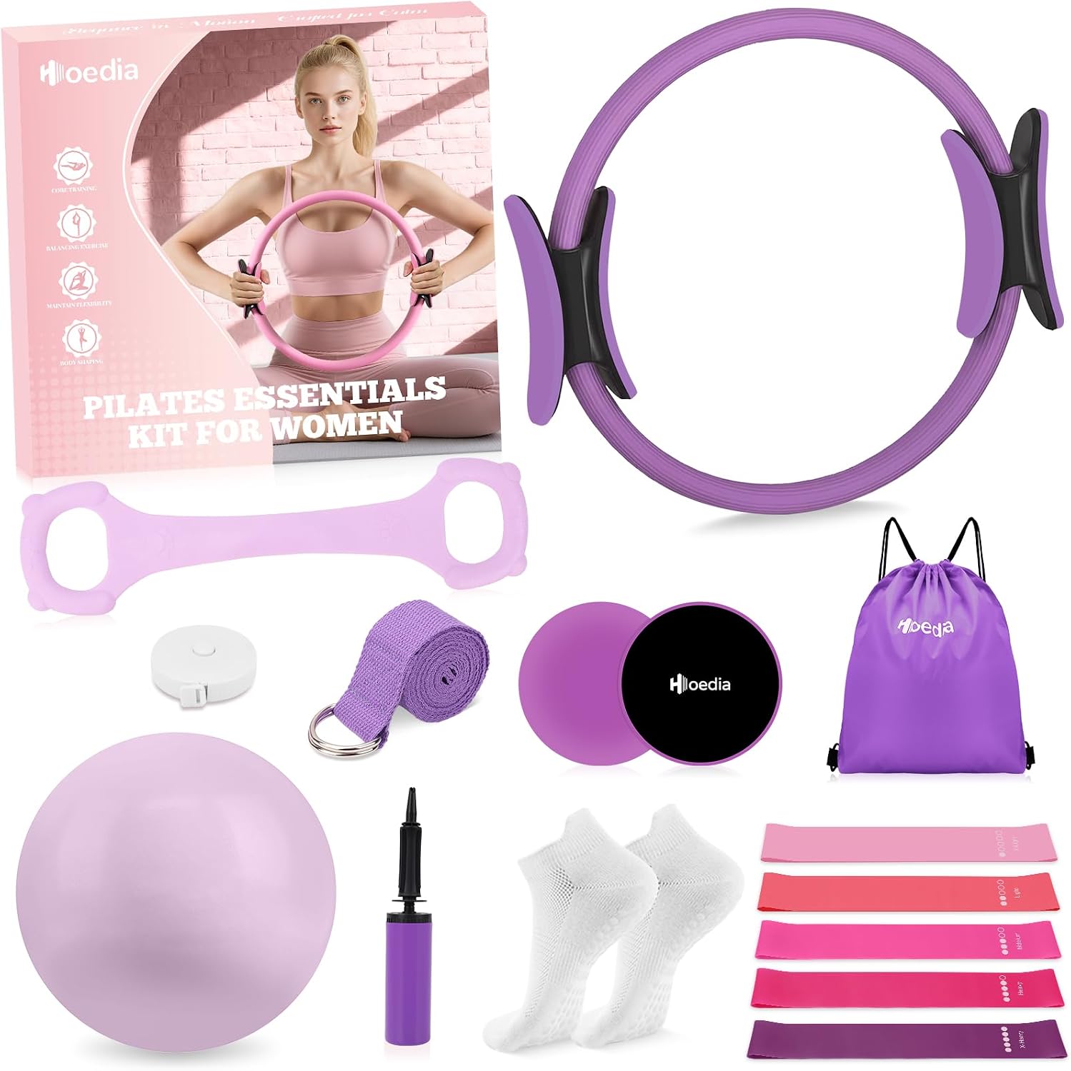 Pink Pilates Essentials Kit - Hình 12