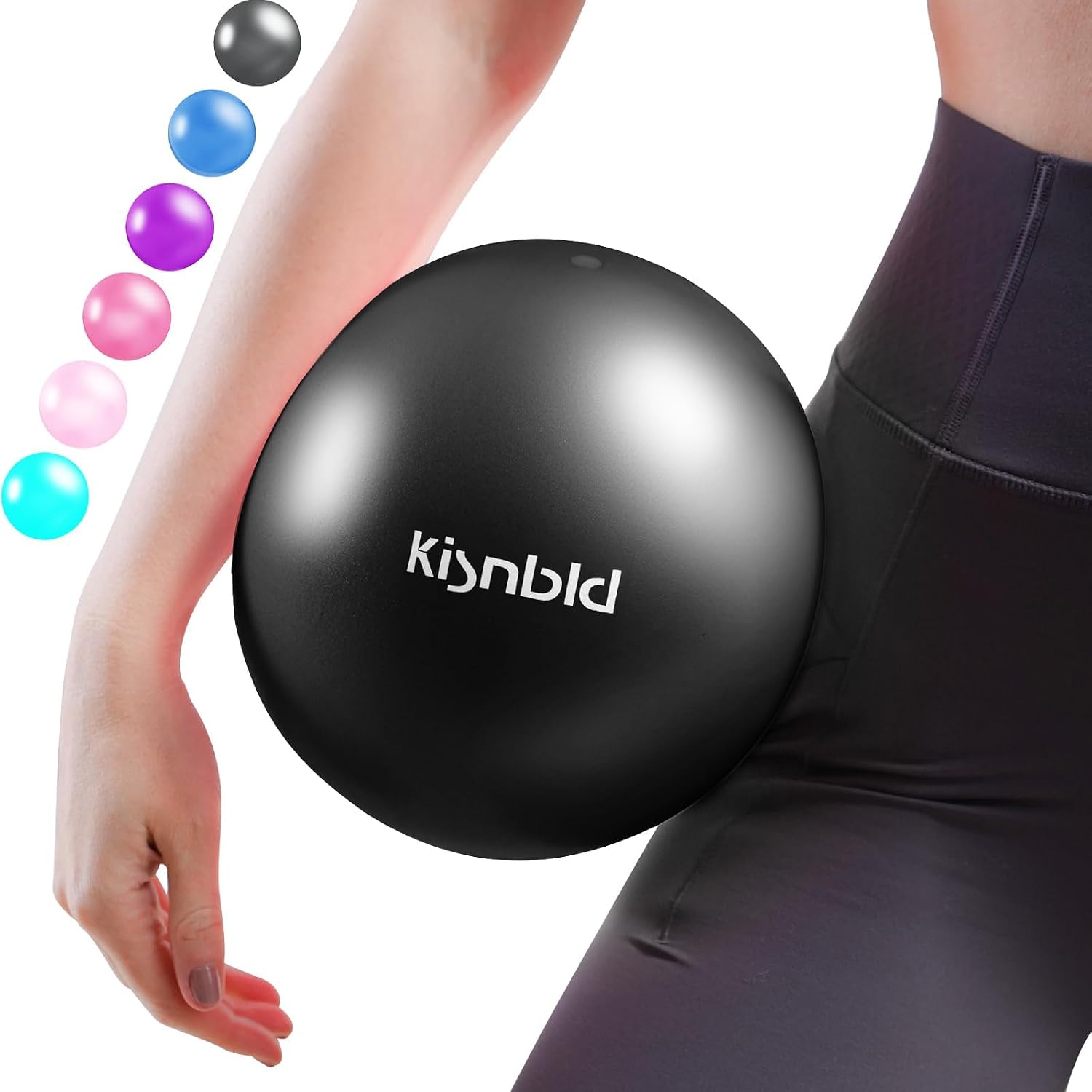 KISNBLD Pink Mini Pilates Ball - Hình 23