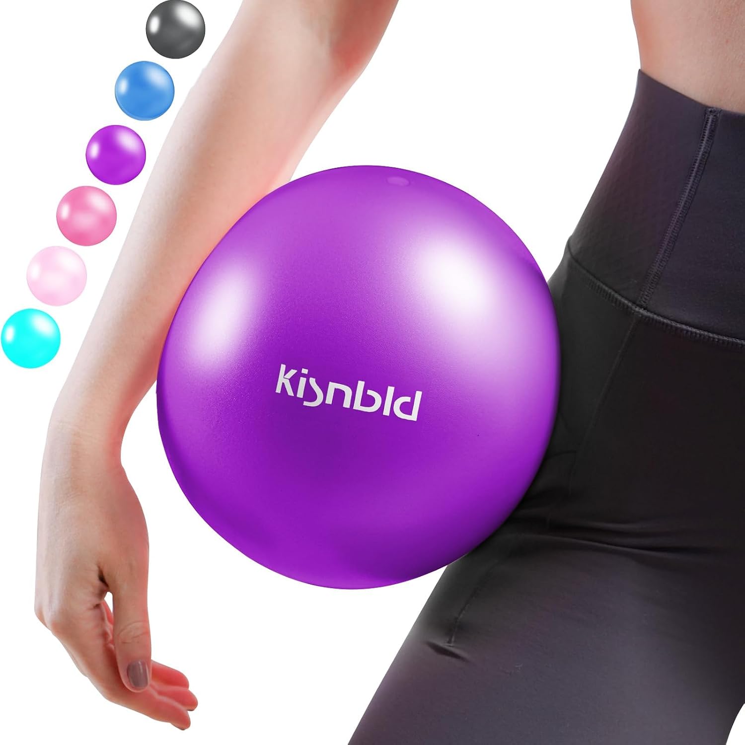 KISNBLD Pink Mini Pilates Ball - Hình 15