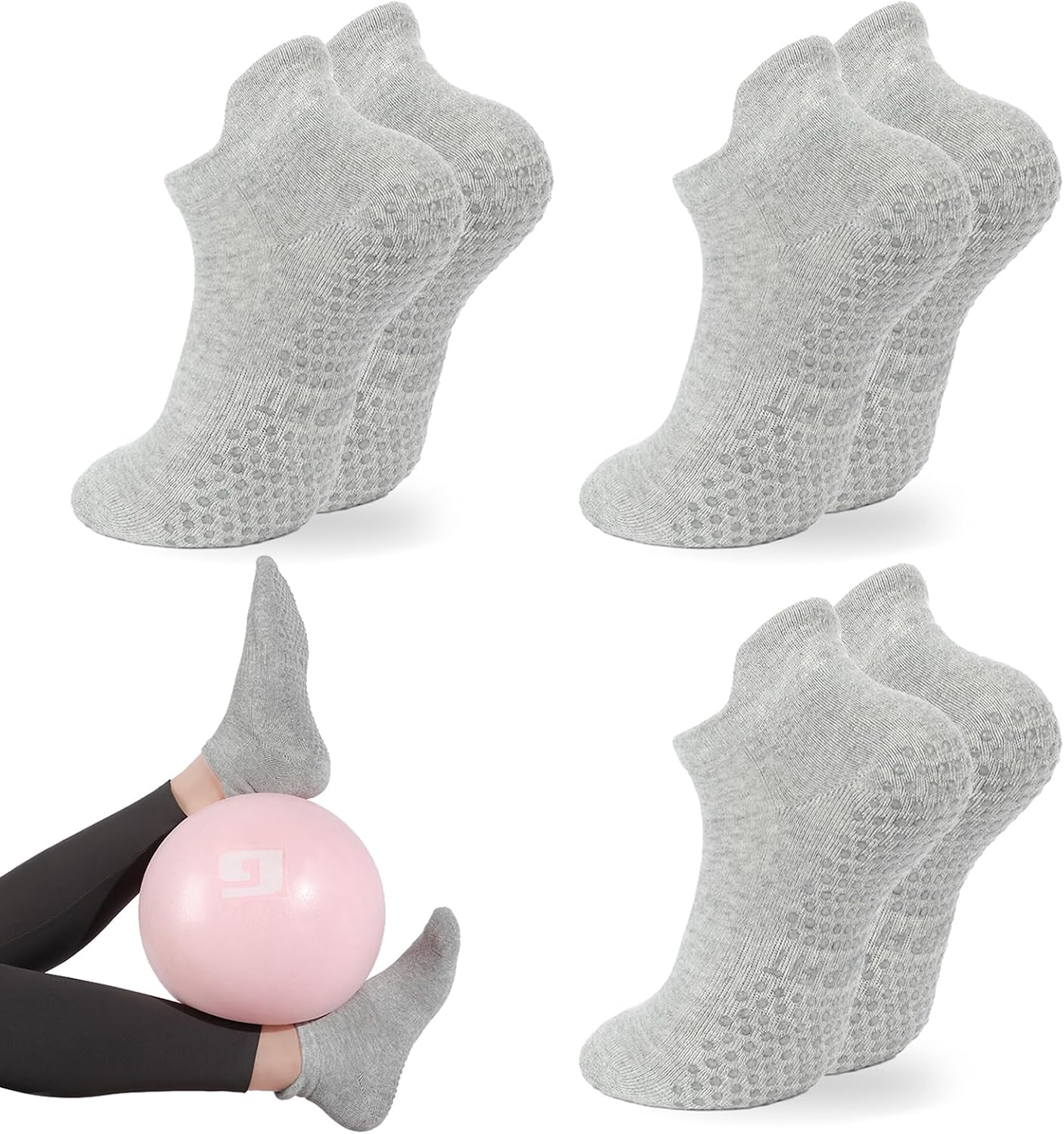 Multi-Color Non-Slip Ankle Grip Socks - Hình 13
