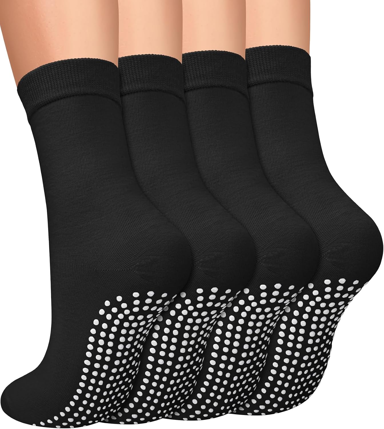 4-Pack Non-Slip Ankle Socks - Hình 9