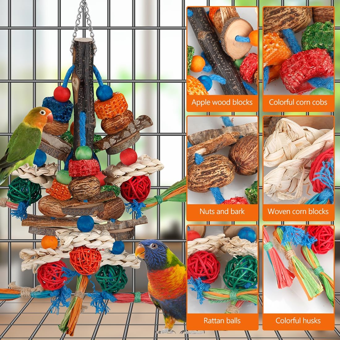 Large Parrot Chew Toy - Hình 2