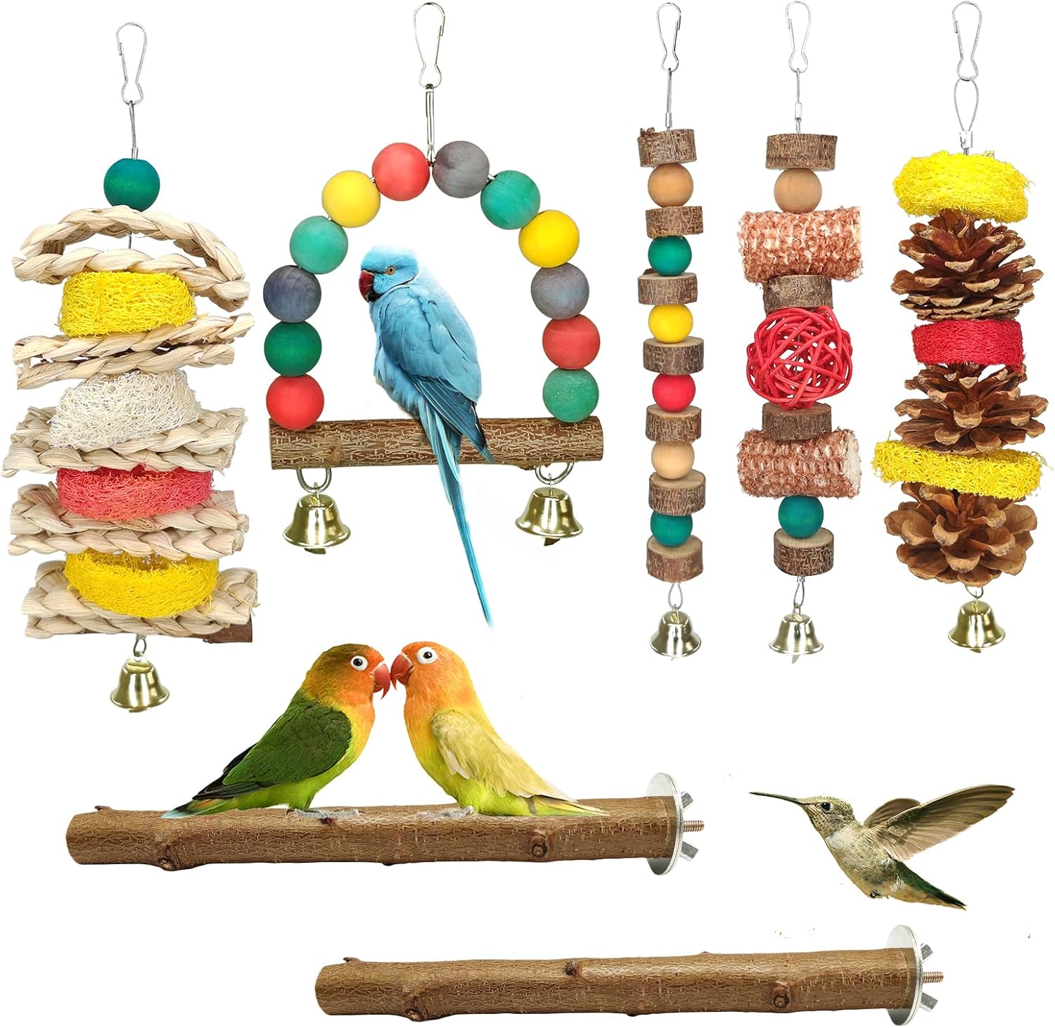 Natural Bird Chew Toys