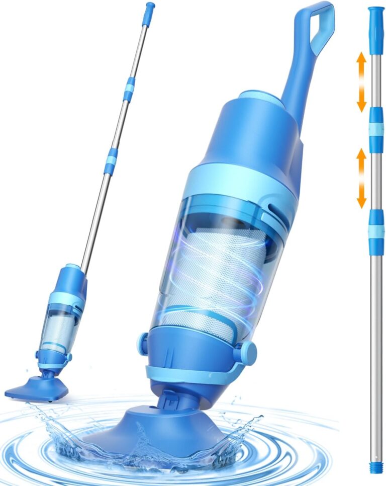 Cordless Blue Hot Tub Pool Vacuum