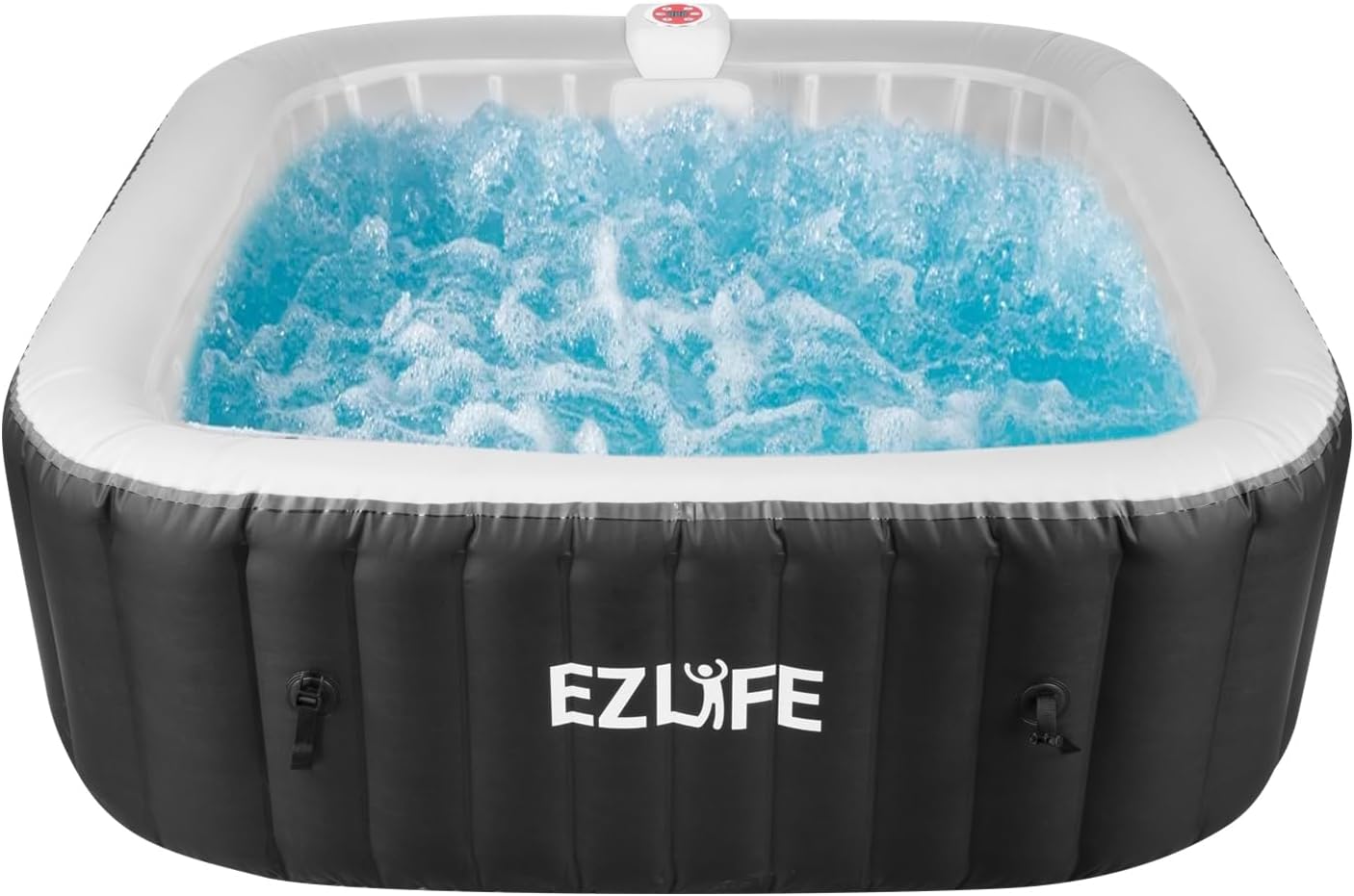 Inflatable Hot Tub Spa with LED Lights & Bubbles