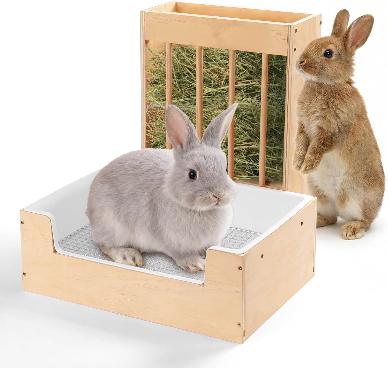 Wooden Rabbit Litter Box