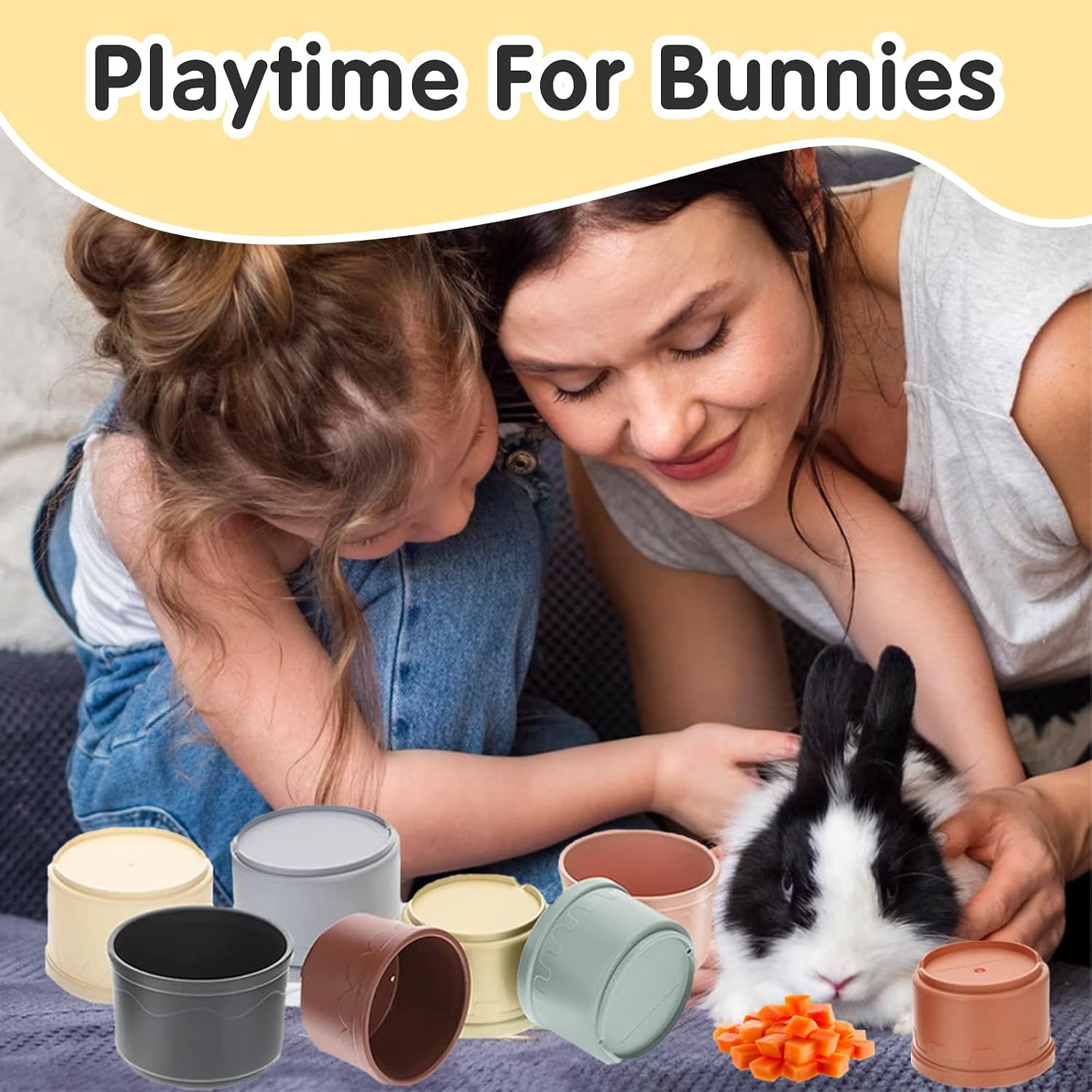 Stackable Pet Enrichment Cups - Hình 4