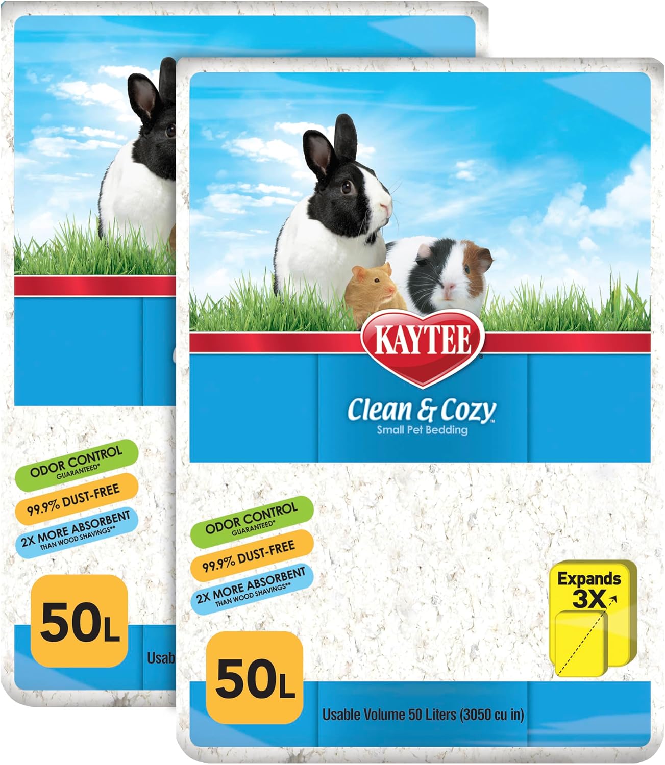 Kaytee Clean & Cozy White Small Pet Bedding
