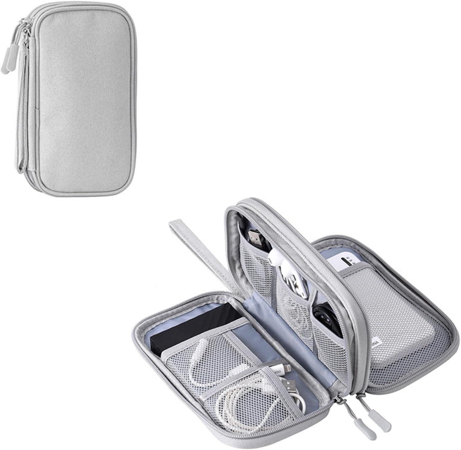 FANBODTA Electronic Organizer Travel Cable Accessories BagPouch Portable Waterproof Storage Bag Electronic Organizer Case